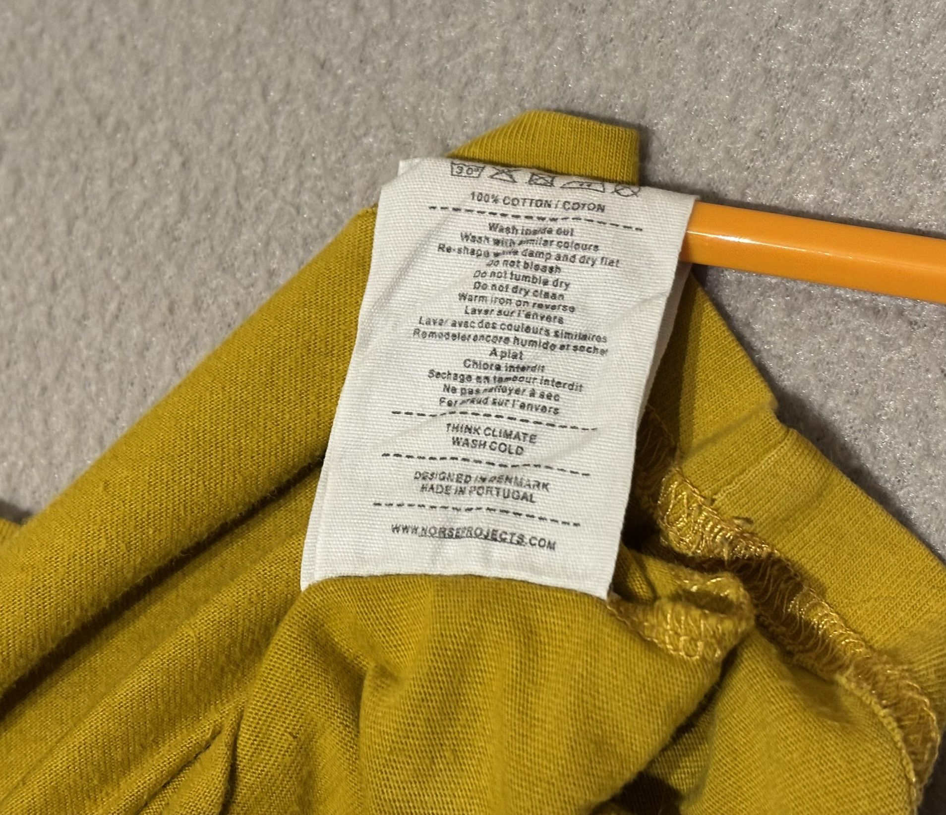 Norse Projects Norse Projects Yellow T-Shirt size L Size US L / EU 52-54 / 3 - 18 Thumbnail