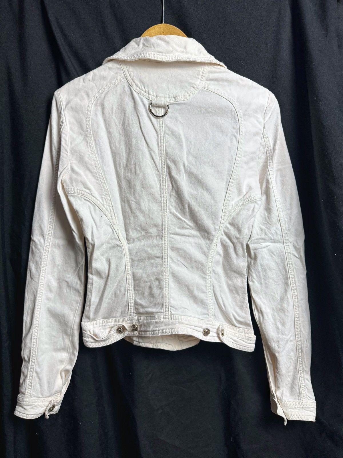 Versace × Versace Jeans Couture × Vintage Versace Asymmetrical Zipper Bikers Jacket Vintage Size M / US 6-8 / IT 42-44 - 3 Thumbnail