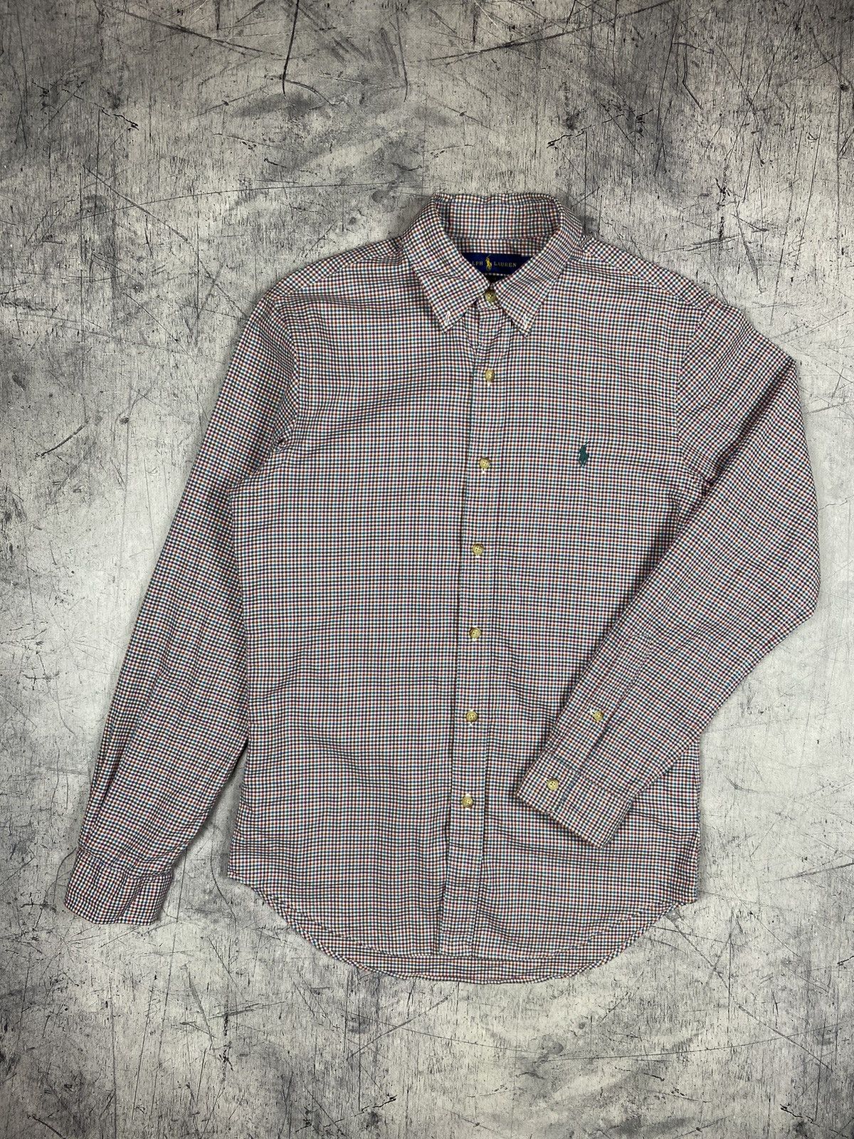 Designer × Polo Ralph Lauren Polo Ralph Lauren Designer Checkered Button Up Shirt Size US M / EU 48-50 / 2 - 2 Thumbnail
