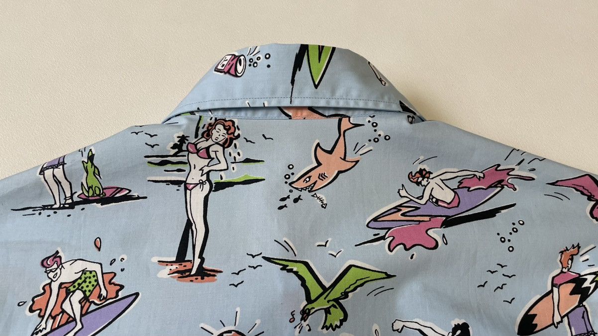 Prada S/S 12 ‘Surf’ Print Short Sleeve Shirt Size US L / EU 52-54 / 3 - 17 Thumbnail