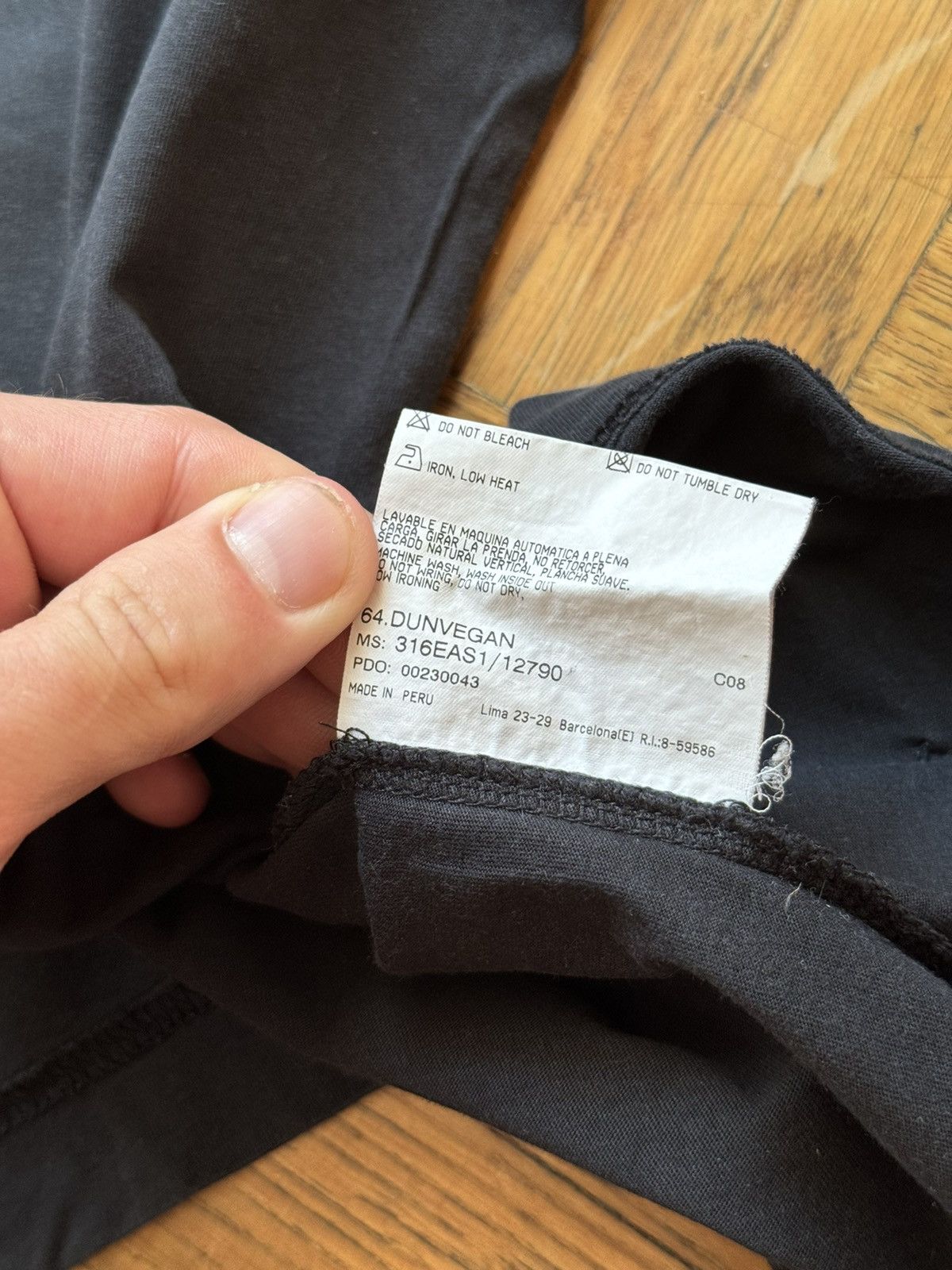 Burberry × Designer × Vintage Thomas Burberry by Burberry t shirt Black Size US XL / EU 56 / 4 - 9 Thumbnail