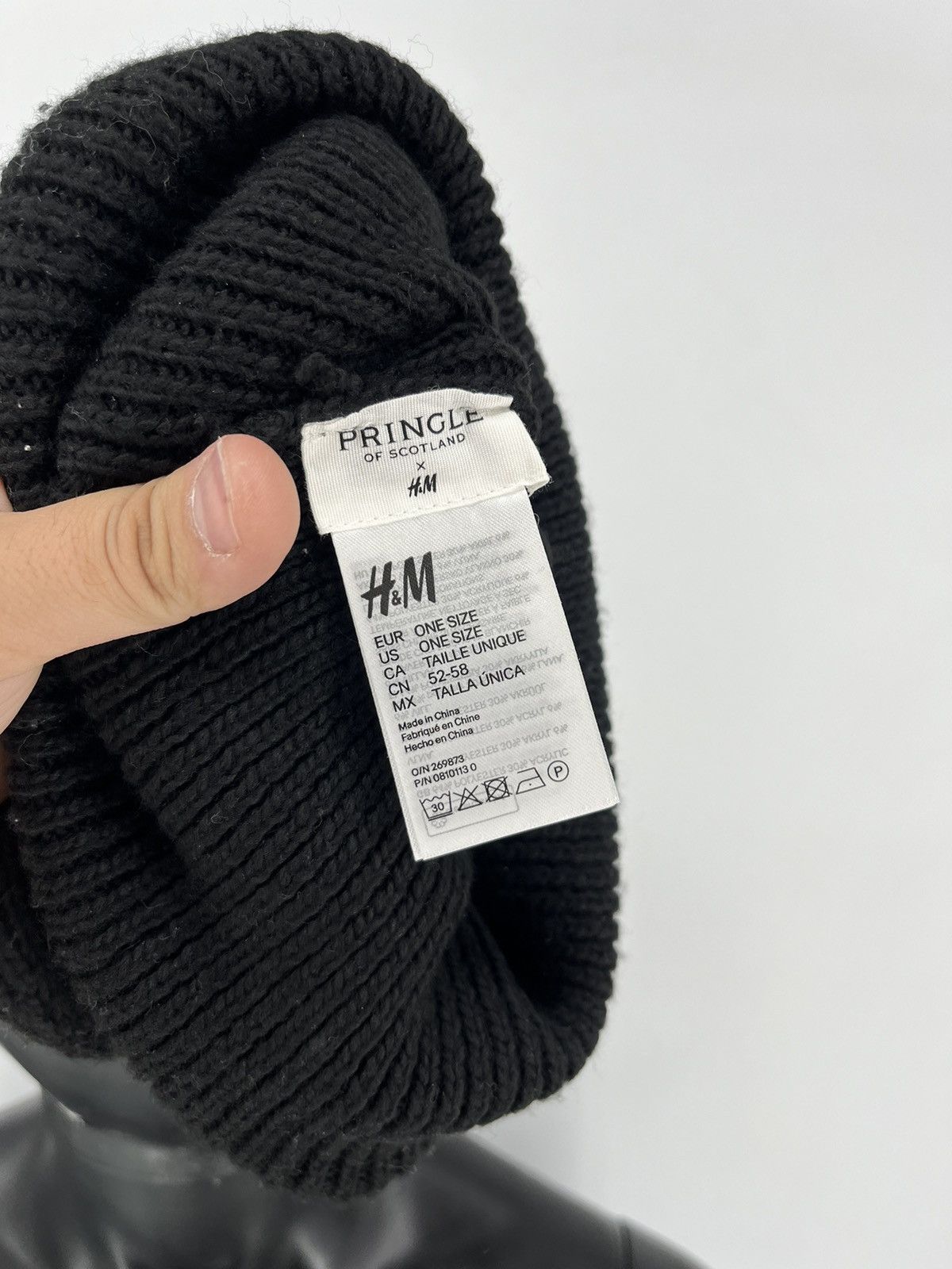 Pringle Of Scotland × Vintage Vintage Y2K Pringle of Scotland hat Beanie Mohair Size ONE SIZE - 7 Thumbnail