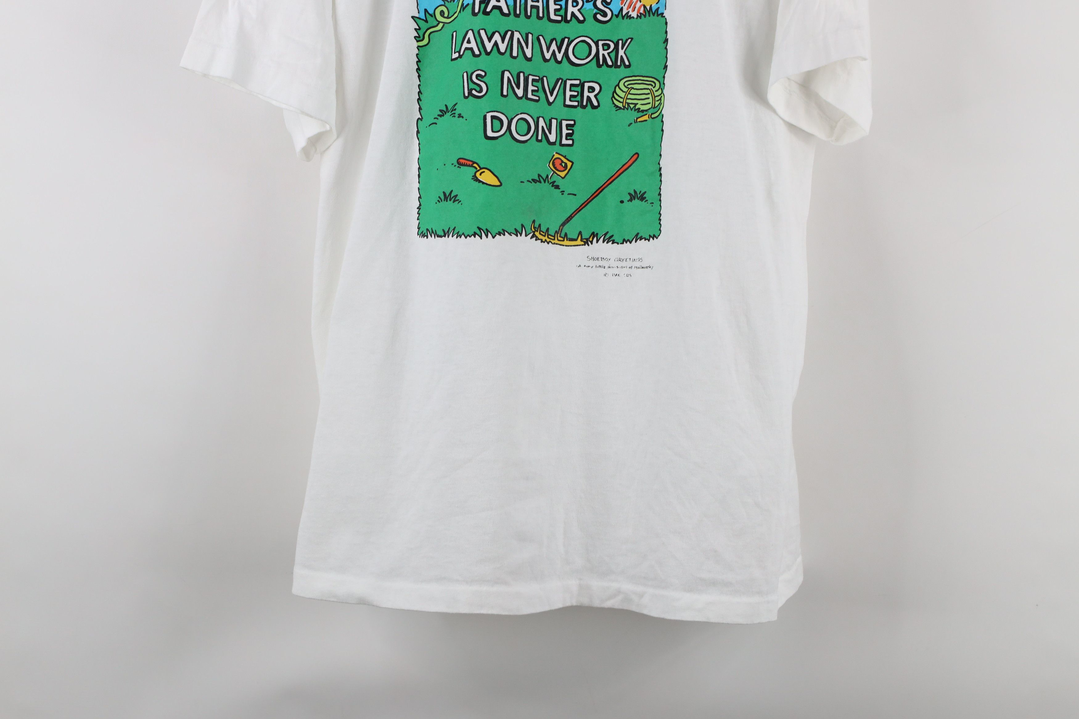 Vintage Vintage 80s Shoebox Greetings Work Is Never Done T-Shirt USA Size US XL / EU 56 / 4 - 3 Thumbnail