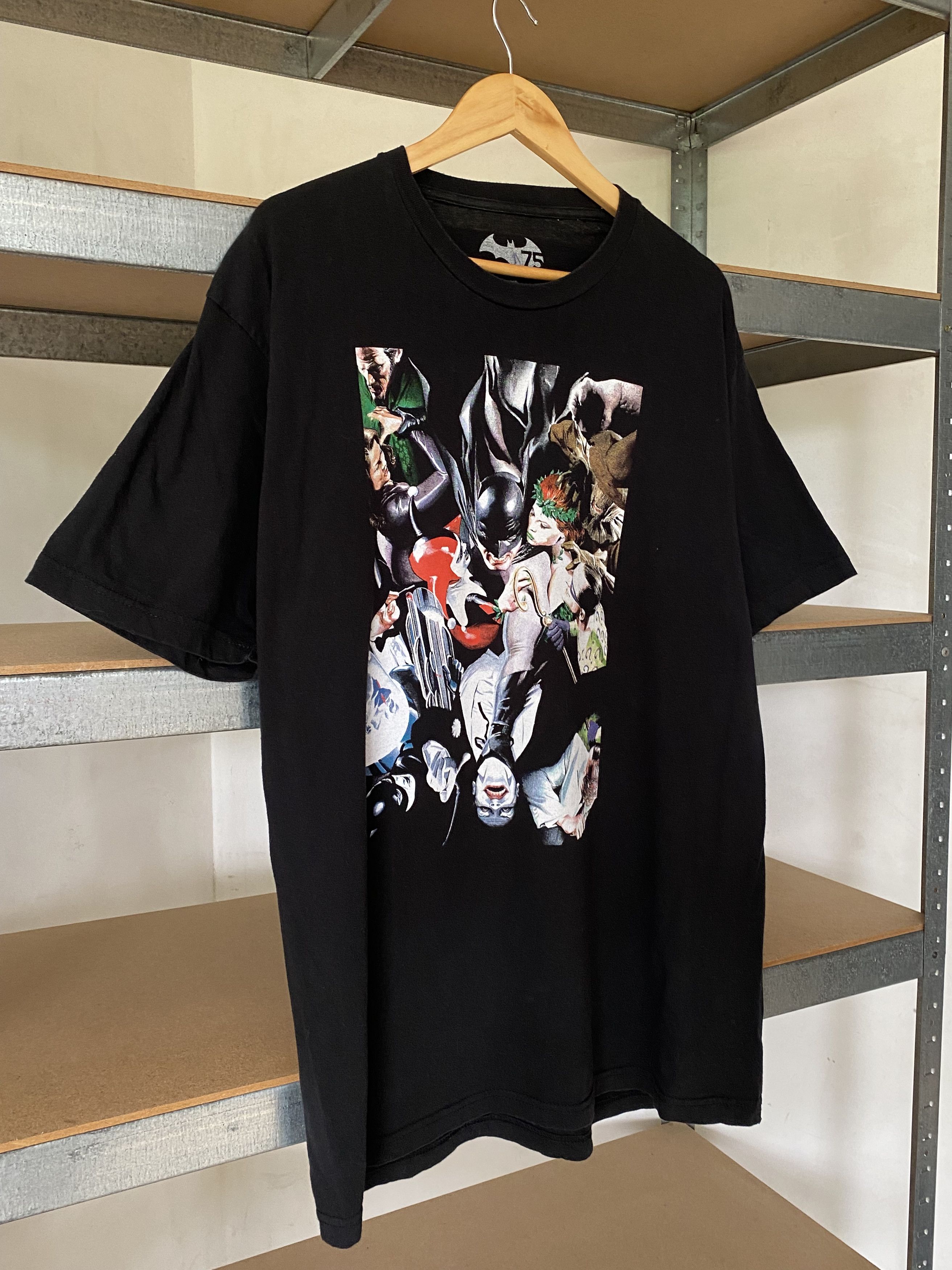 Cartoon Network Vintage 2000s Batman Anniversary Big Logo T-shirt Size US XL / EU 56 / 4 - 6 Thumbnail