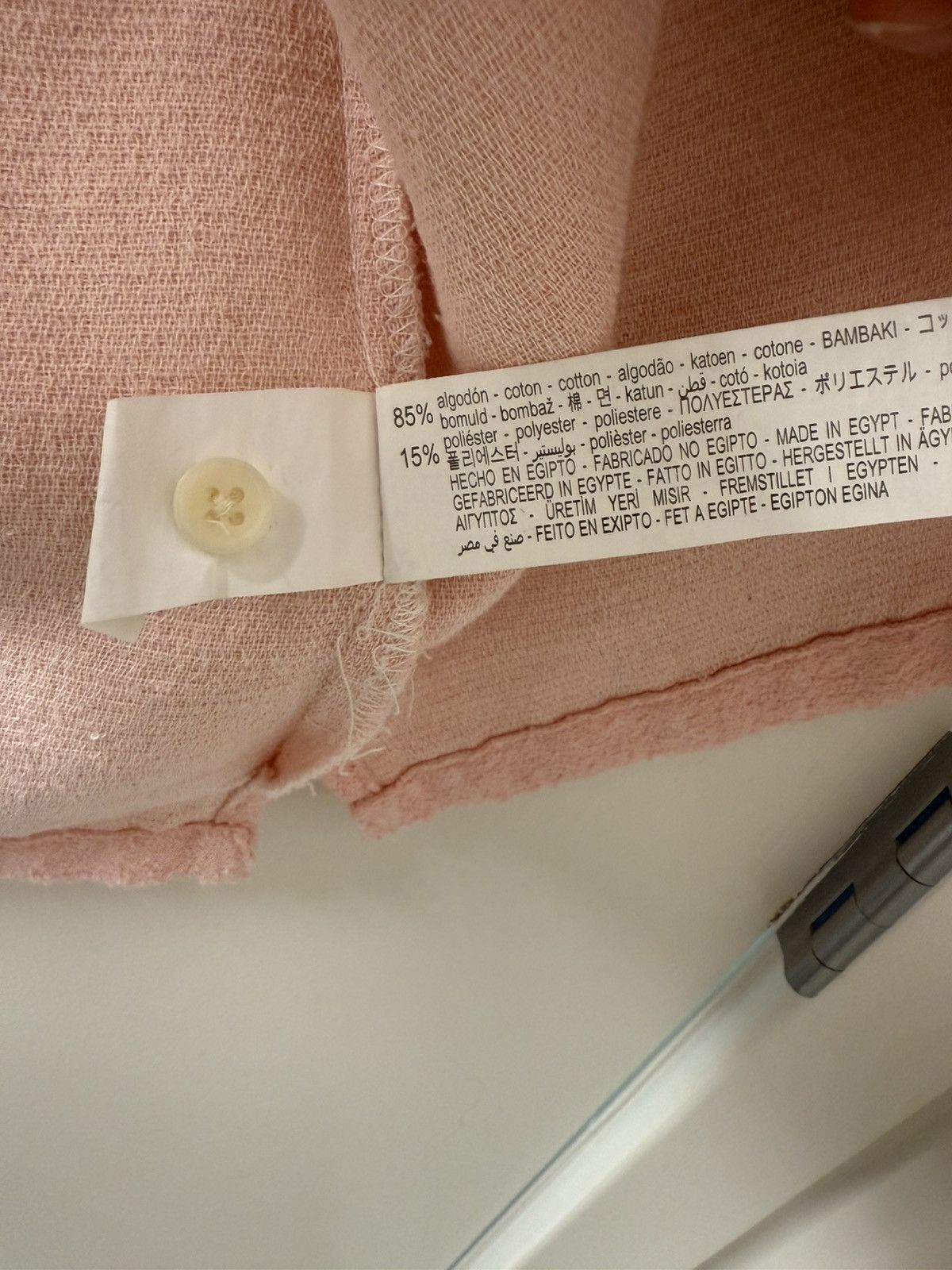 Zara Zara Men’s Small Pink Textured Button Down Short Sleeve Size US S / EU 44-46 / 1 - 3 Thumbnail