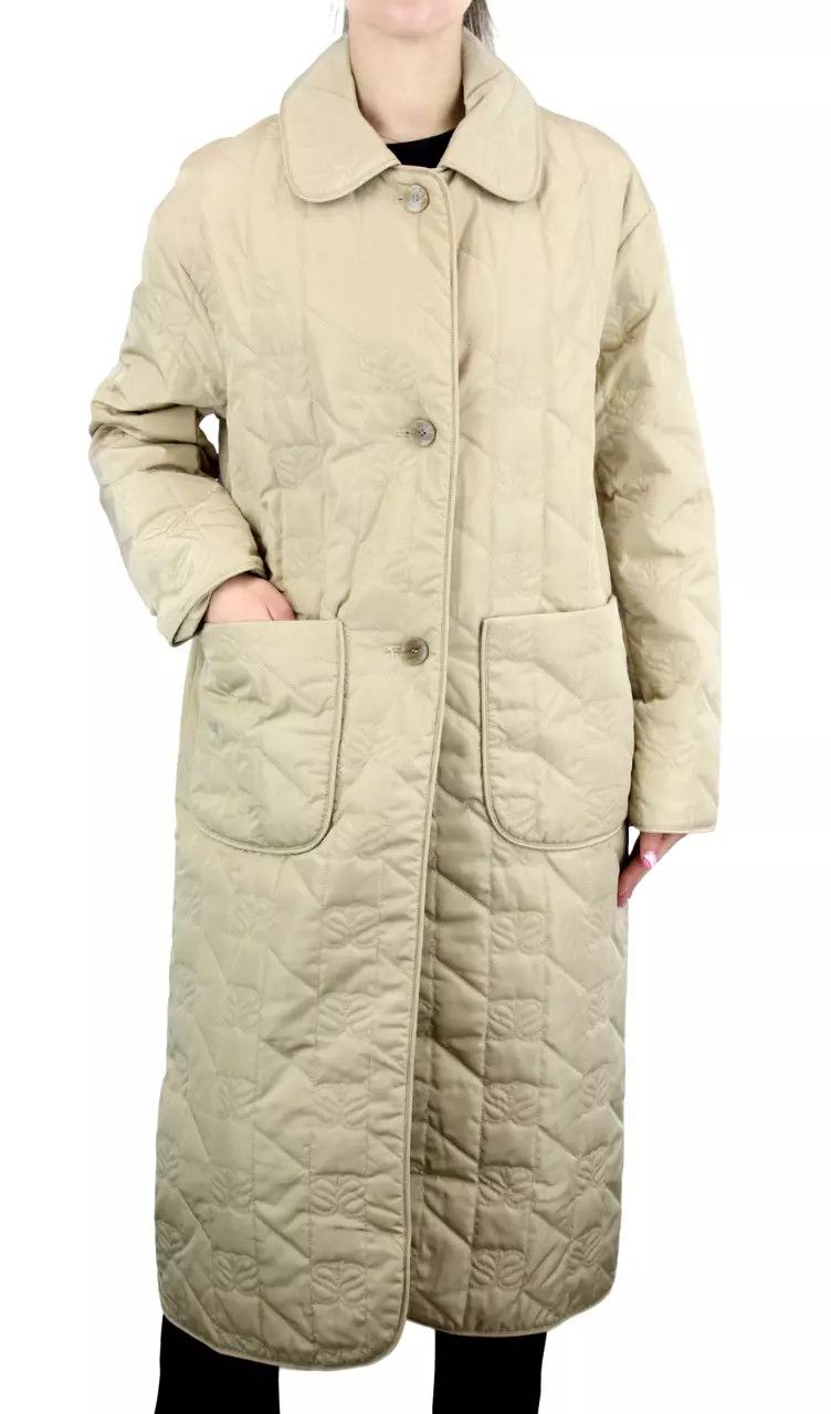 Sandro SANDRO Jacket Womens EU 34 Long Padded Quilted Buttons Size XS / US 0-2 / IT 36-38 - 1 Thumbnail