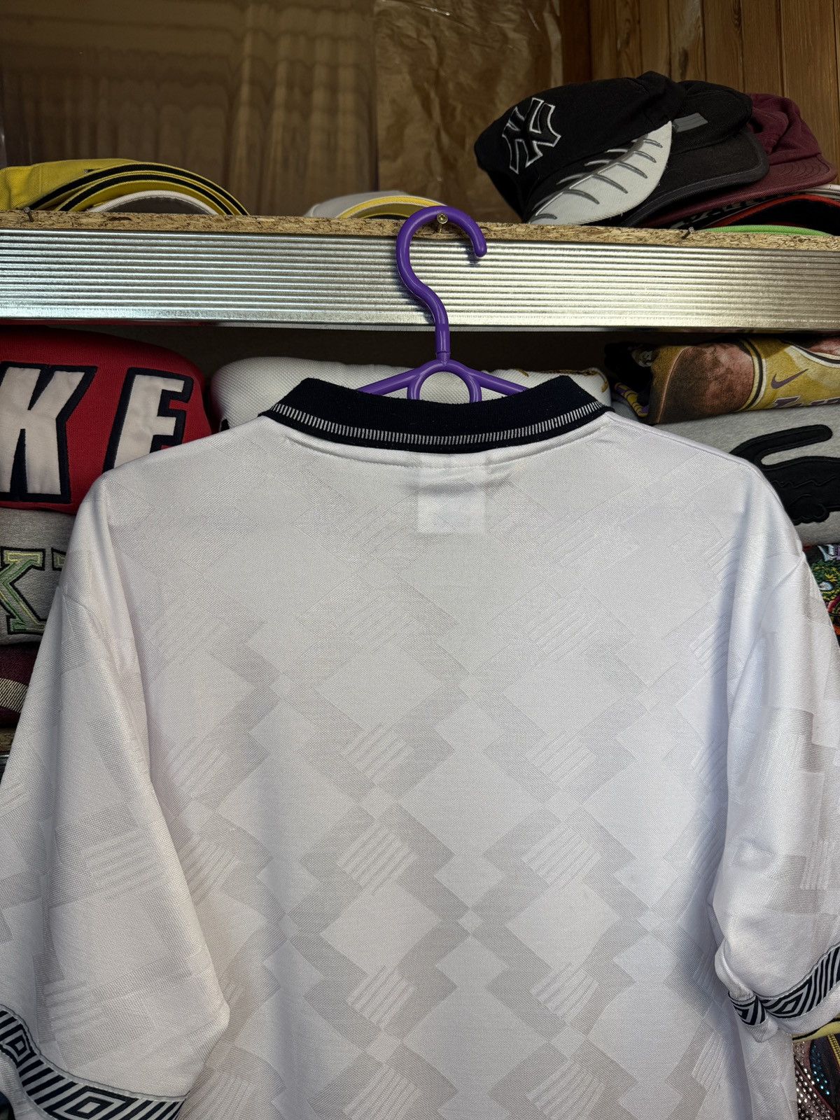 Umbro Vintage 00s Umbro England Soccer tee Blockore Drill Size US L / EU 52-54 / 3 - 6 Thumbnail