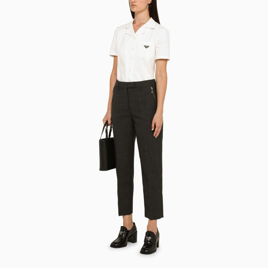 Prada o1d2blof0924 Pants in Grey Size 28" / US 6 / IT 42 - 2 Thumbnail