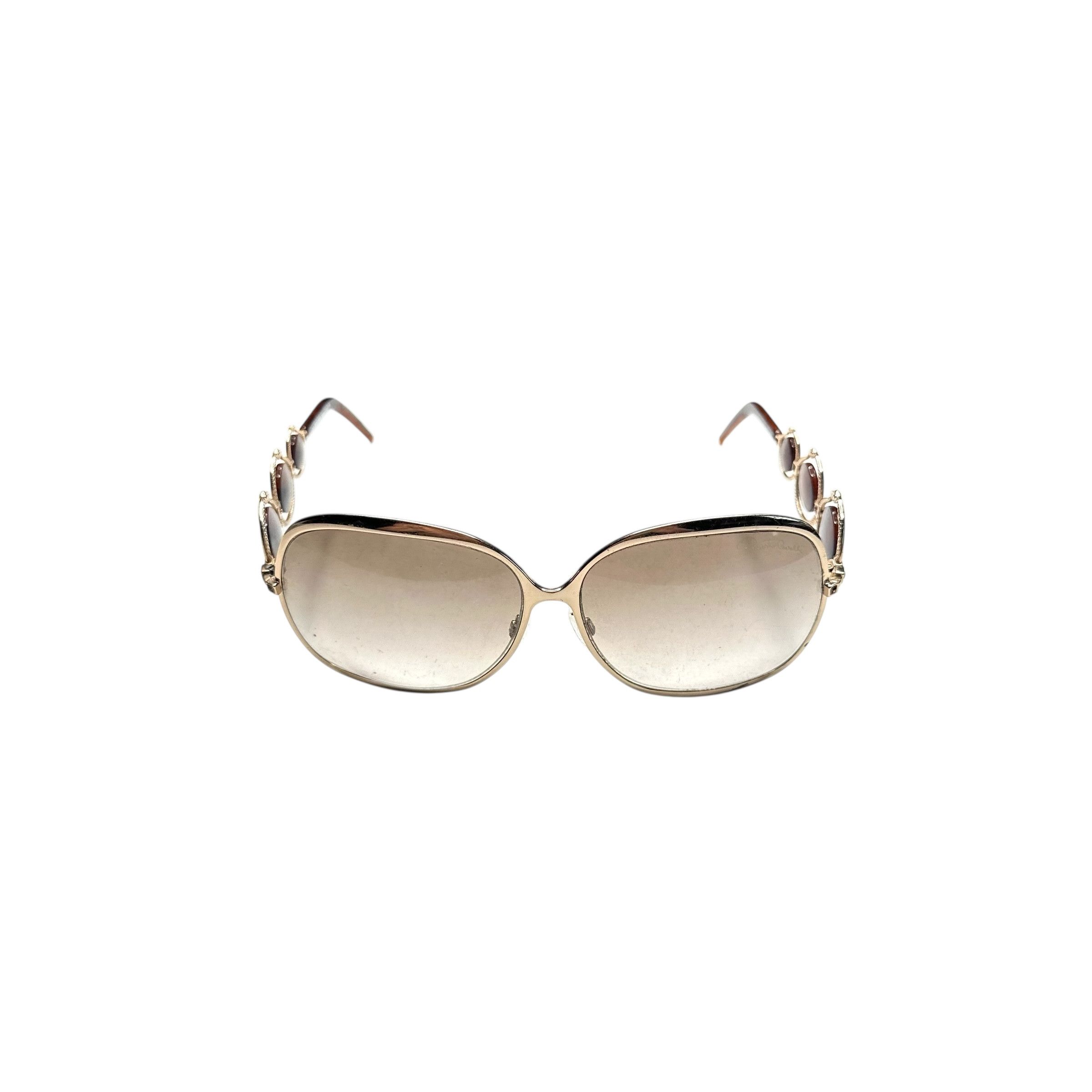 Roberto Cavalli Cavalli Round Snakes Futuristic Sunglasses Size ONE SIZE - 3 Thumbnail