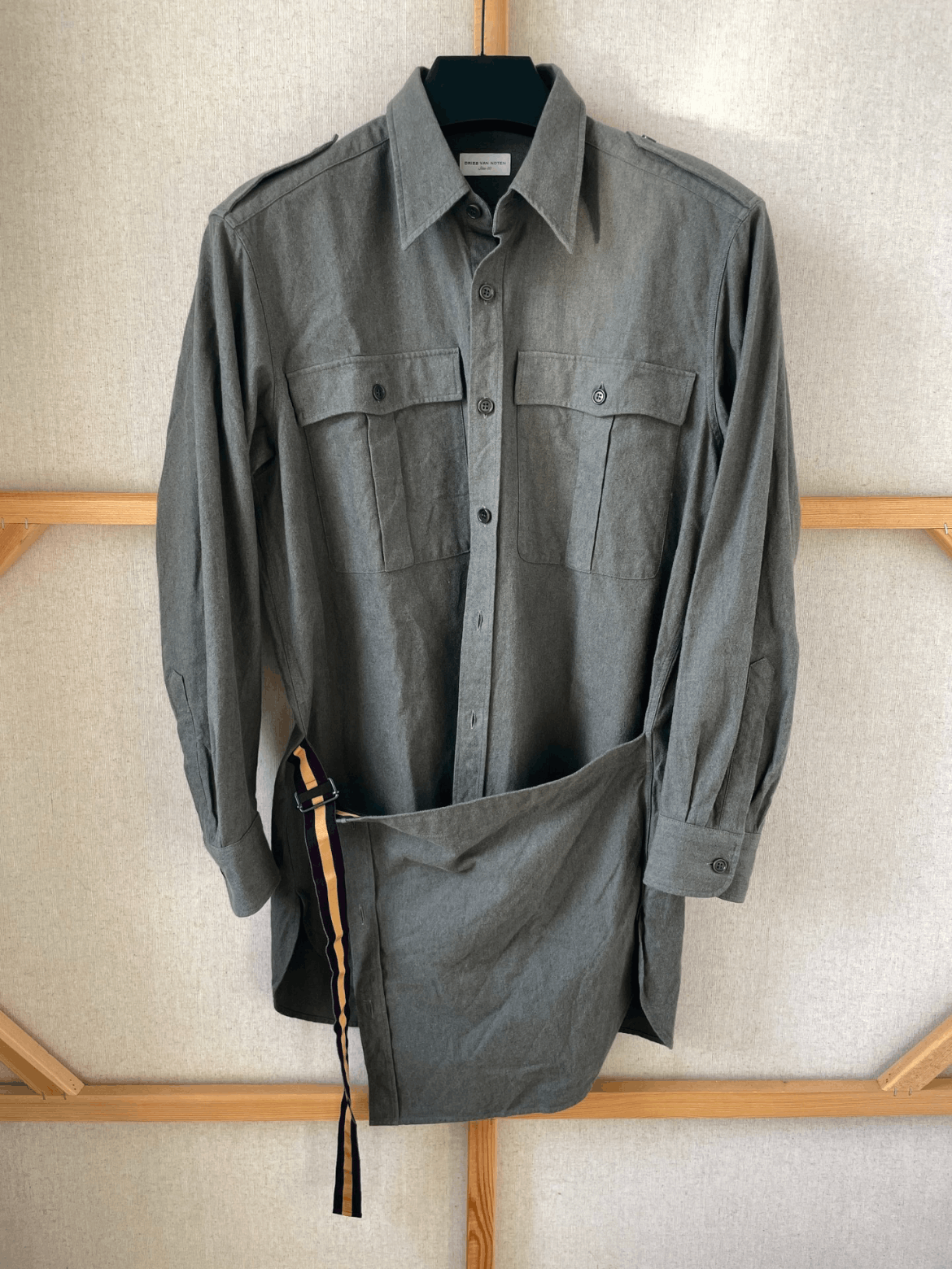 Dries Van Noten Sz 50 Dries Van Noten 16AW Stripe Shirt | Grailed 