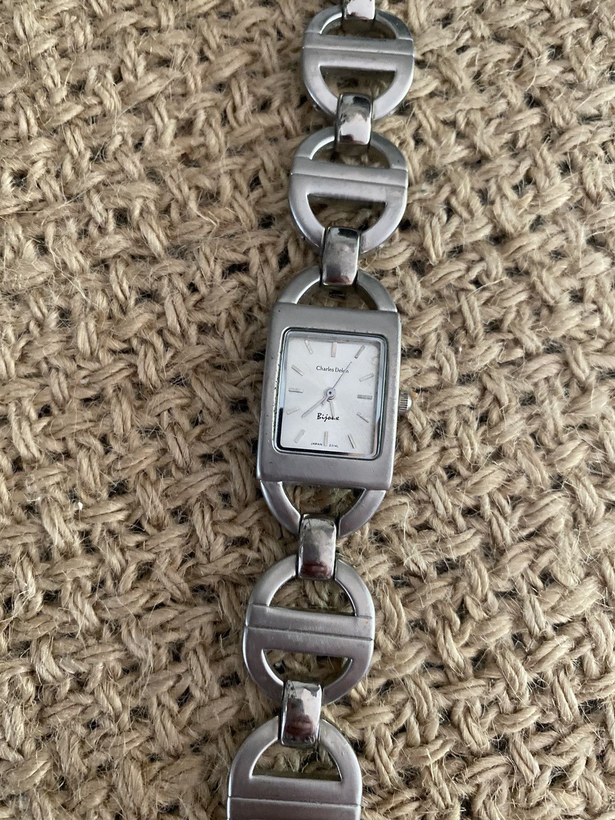 Other BEAUTIFUL CHARLES DELON BIJOUX QUARTZ SILVER BRACELET WATCH Size ONE SIZE - 7 Thumbnail