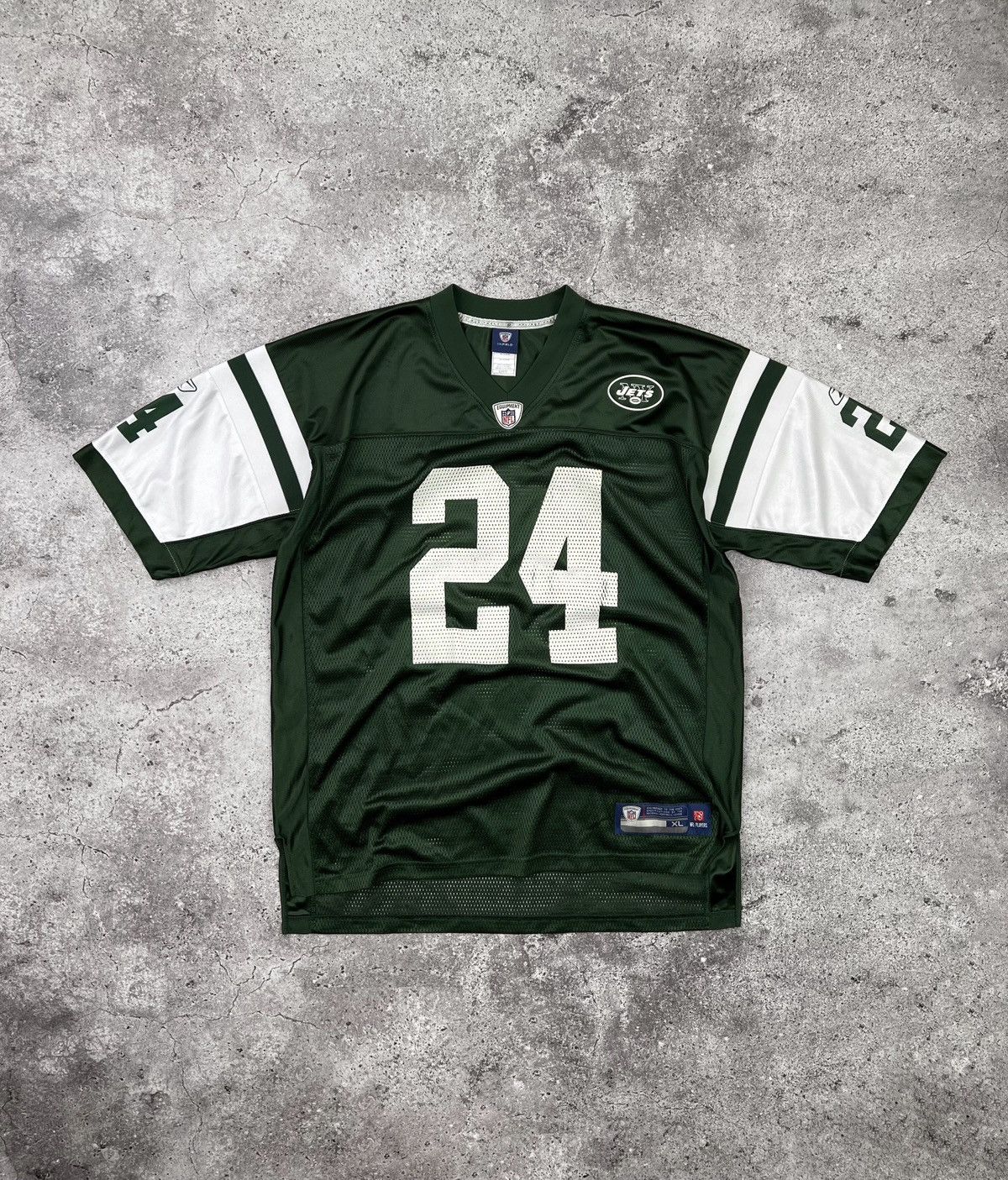 NFL Reebok On Field New York Jets NFL Darrelle Revis #24 Jersey Size US XL / EU 56 / 4 - 1 Thumbnail