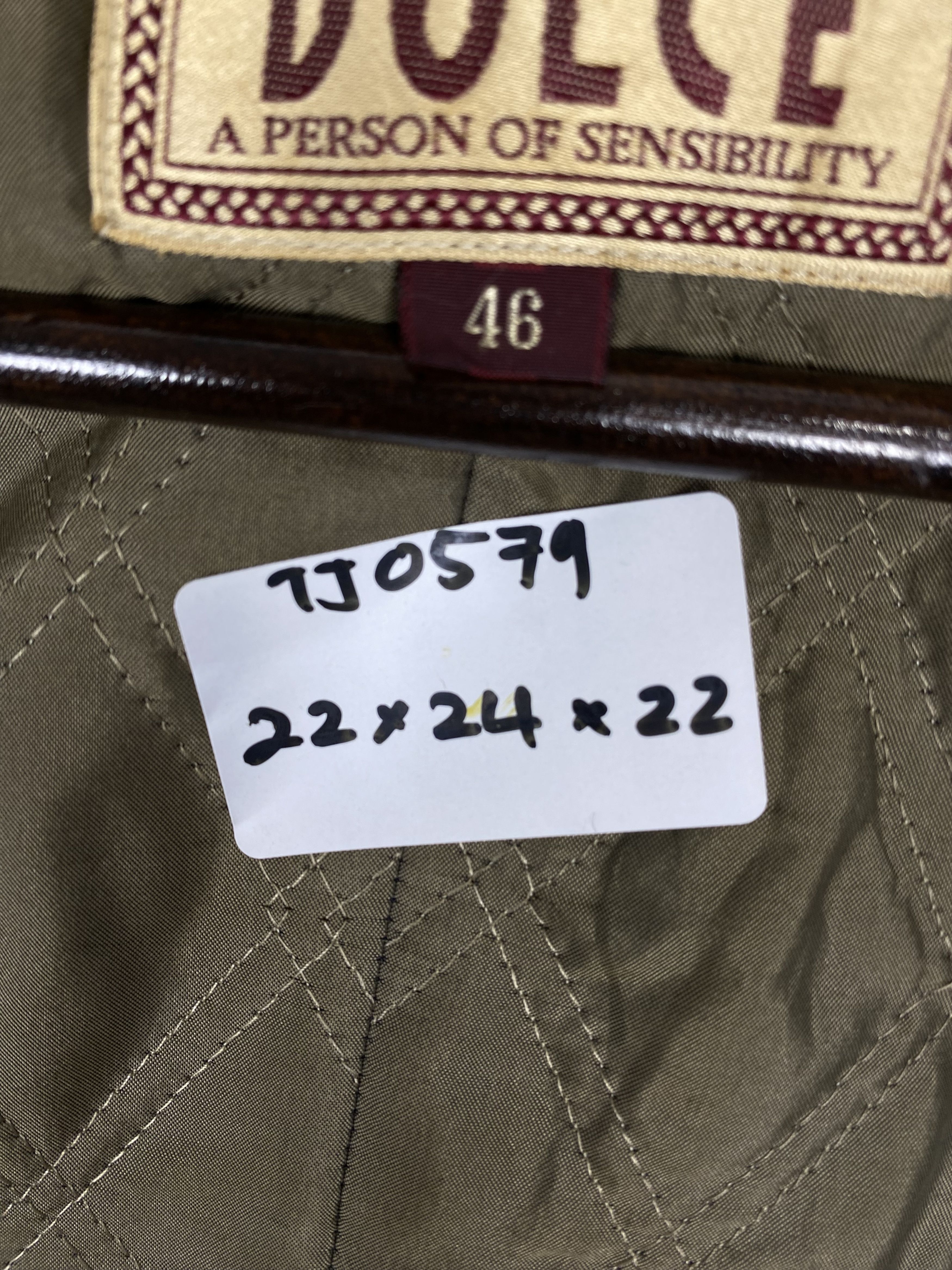 Japanese Brand Vintage Dolce Quilted Lining Right Zipper Seersucker Jacket Size US S / EU 44-46 / 1 - 11 Thumbnail