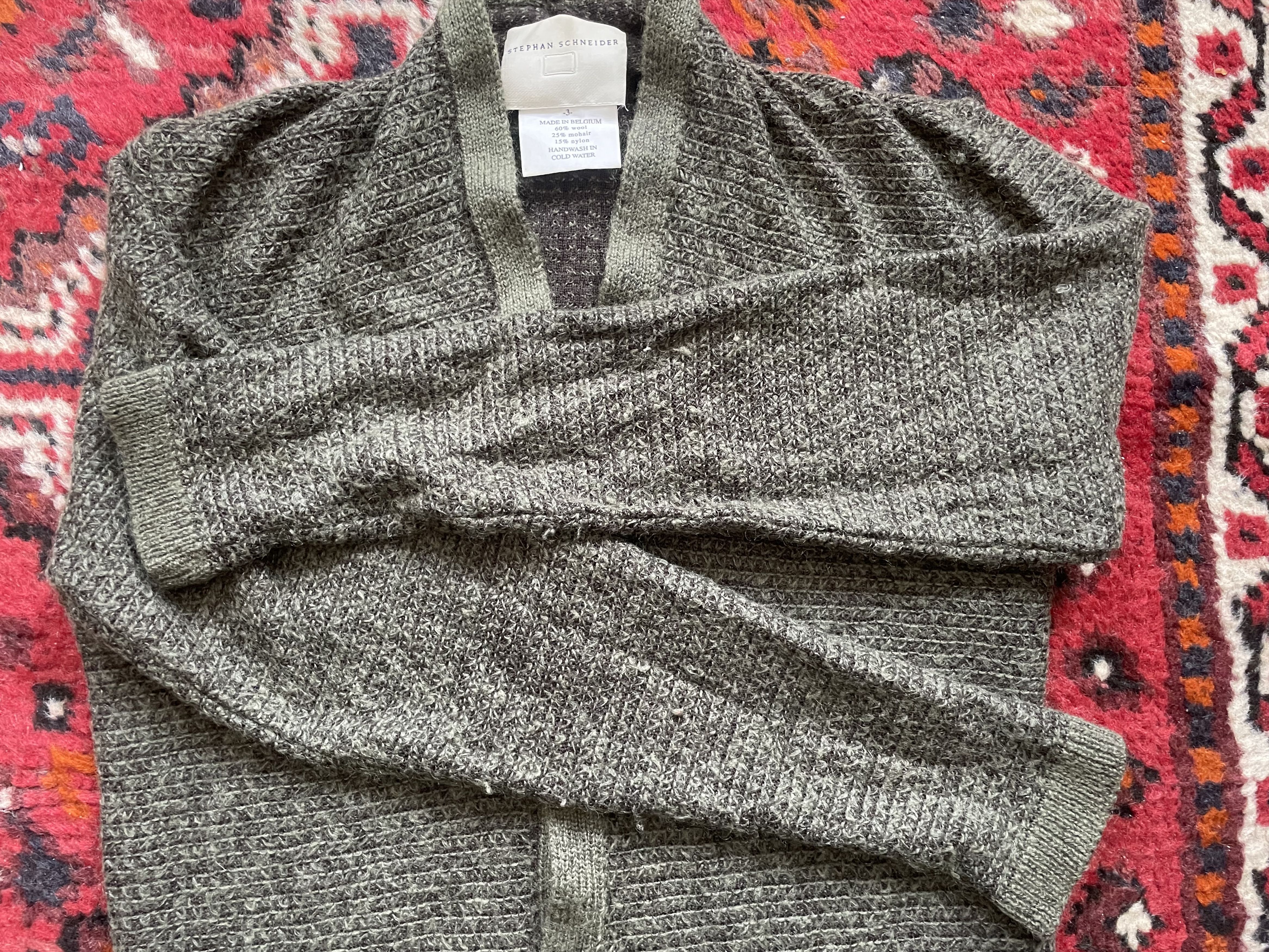 Stephan Schneider Stephan Schneider Sz 3 Cardigan Sweater Knitted Wool Blend Size US S / EU 44-46 / 1 - 5 Thumbnail