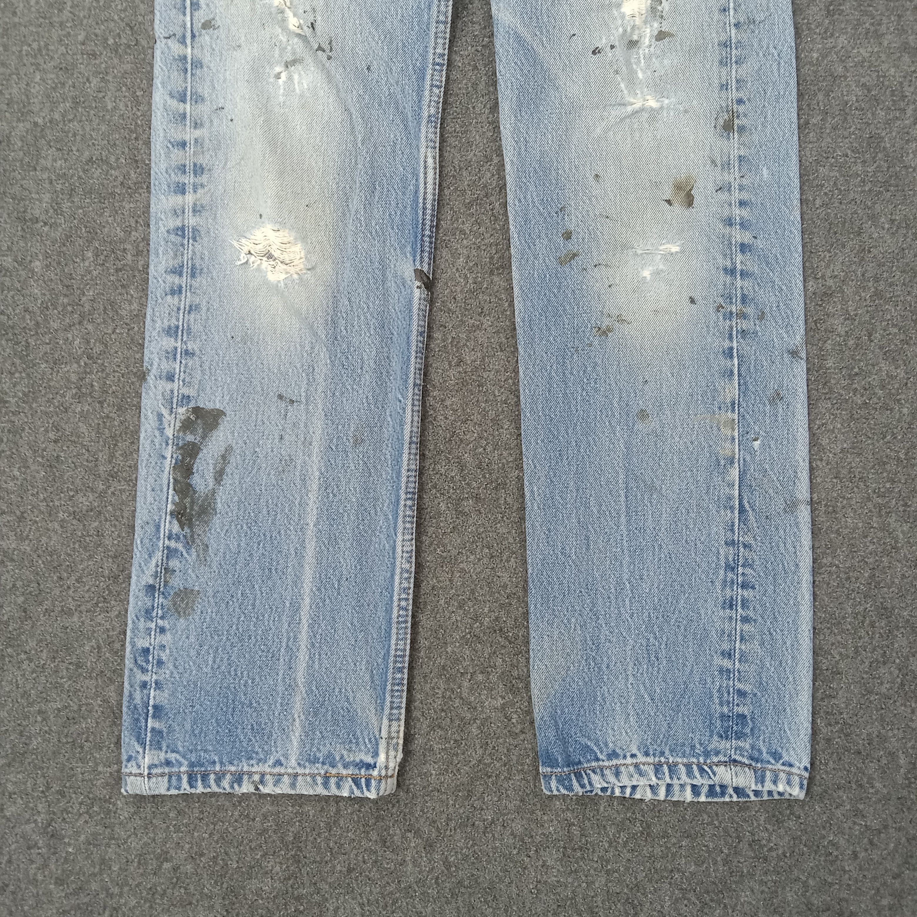 Levi's Levi's 501 American Distressed Denim Jeans C252N10 Size US 28 / EU 44 - 4 Thumbnail