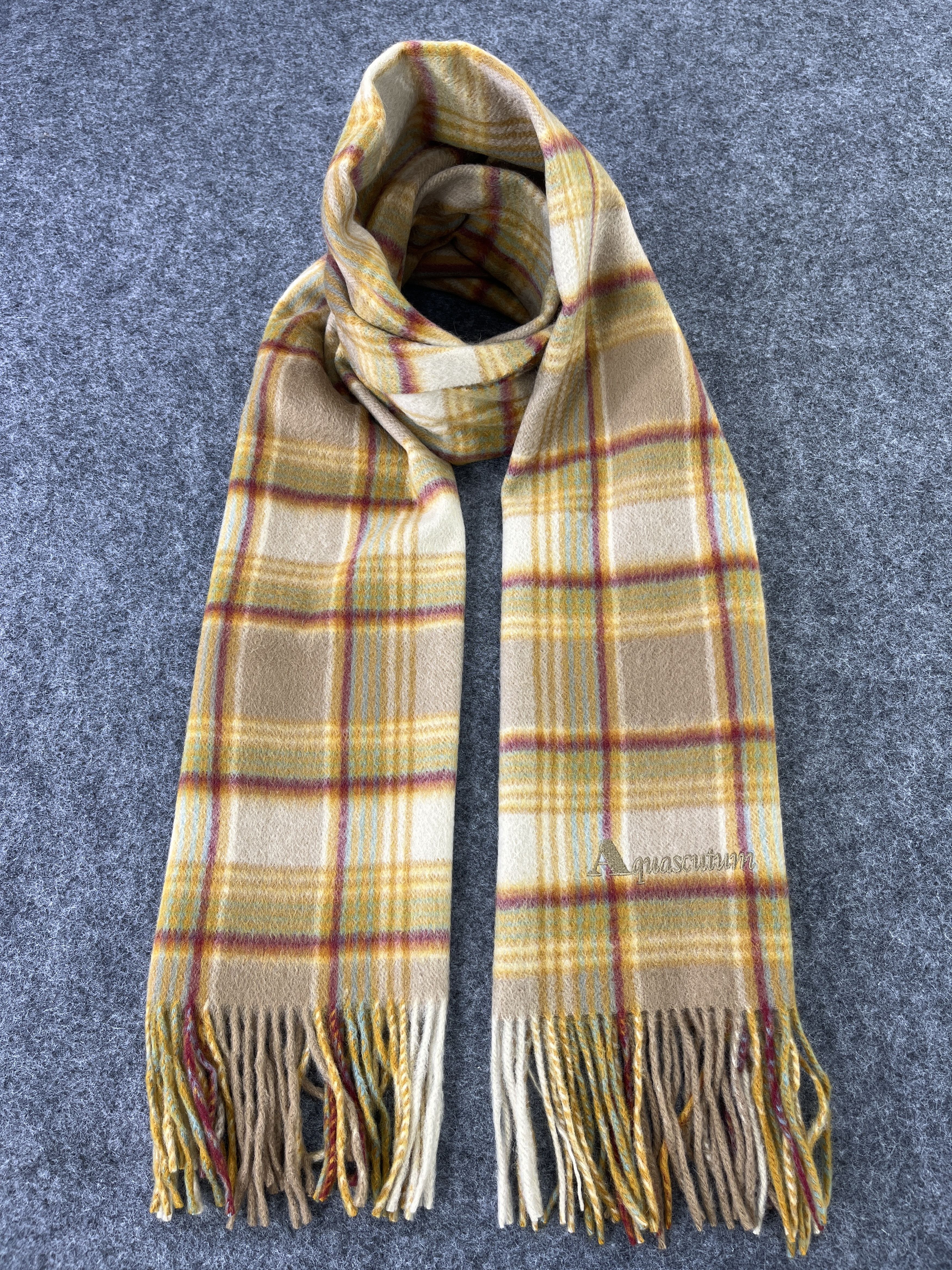 Aquascutum Aquascutum Scarf / Muffler / Neckwear T132 Size ONE SIZE - 4 Thumbnail
