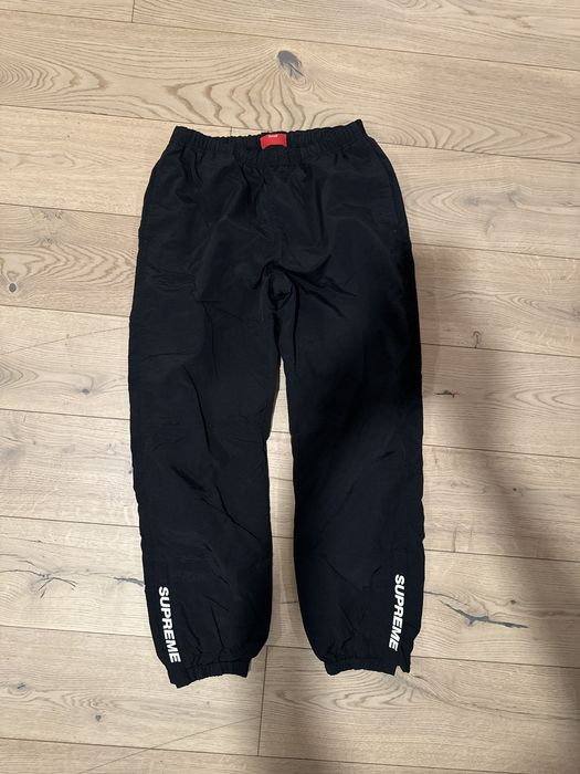 Supreme Supreme warm up track pants black size small | Grailed