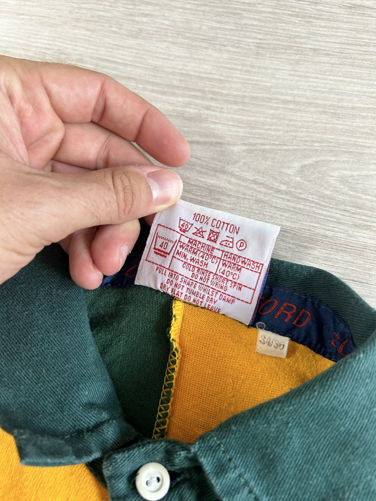 Rugby Ralph Lauren Vintage Australia 1980s Cotton Oxford Rugby Union Shirt Size US S / EU 44-46 / 1 - 7 Thumbnail