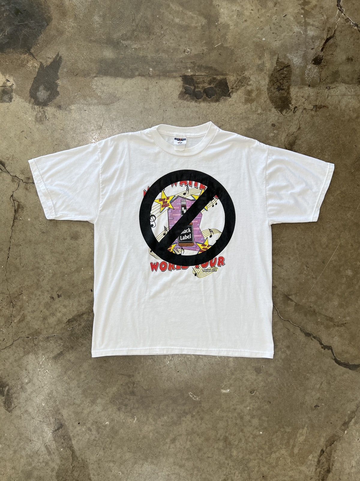 Band Tees Vintage Tommy Lee Black Label World James Payne Tour Tee XL Size US XL / EU 56 / 4 - 2 Thumbnail