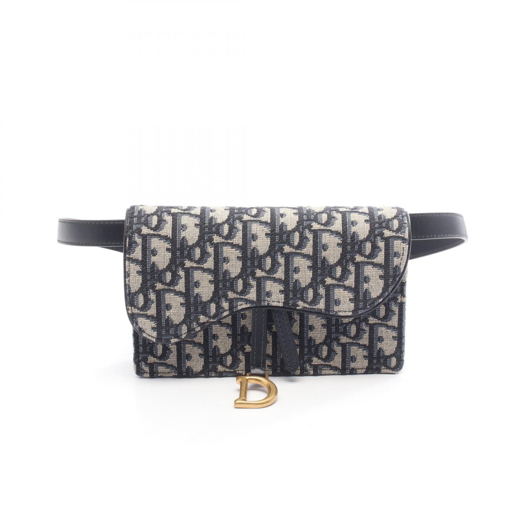 Dior Dior Dior Saddle Oblique Canvas Leather Waist Bag Textile Belt Bag DUTY FREE for USA Size ONE SIZE - 1 Thumbnail