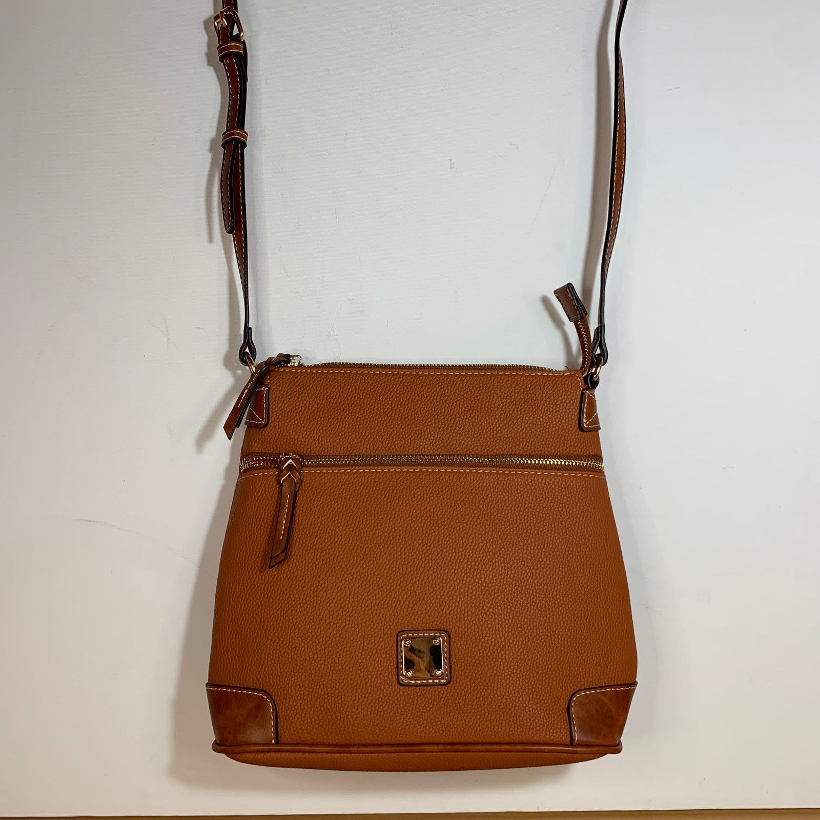 Other Women's Brown Faux Leather Crossbody Bag Size ONE SIZE - 14 Thumbnail
