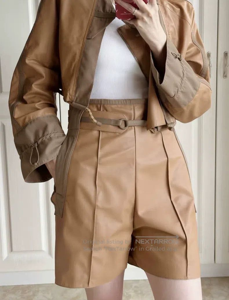 Hermes Hermes Short Leather Jacket Size XS / US 0-2 / IT 36-38 - 9 Thumbnail