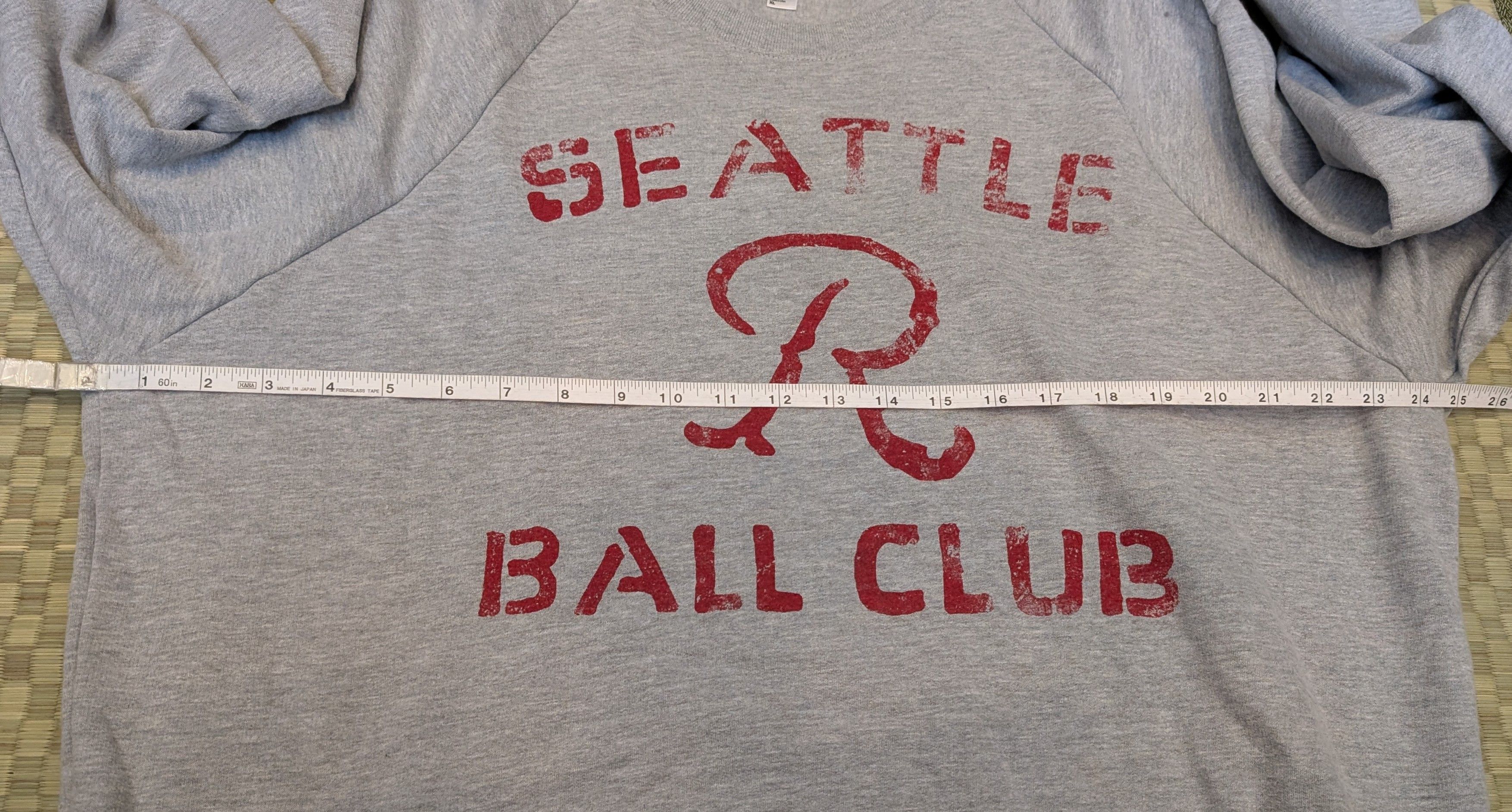 Ebbets Field Flannels RARE Ebbets Field Flannels Seattle R Ball Club Sweatshirt Size US XL / EU 56 / 4 - 5 Thumbnail