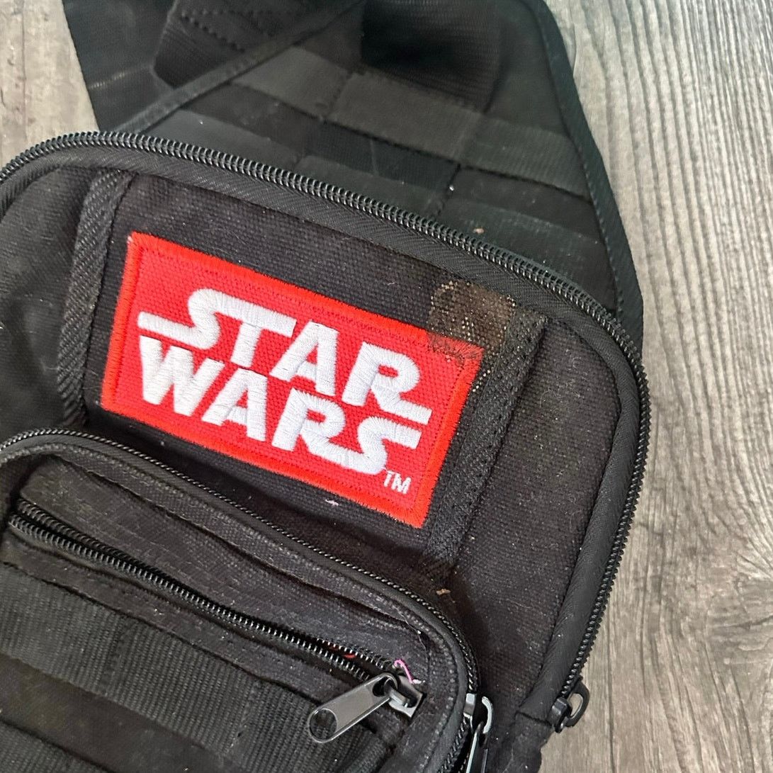 Disney disney star wars black canvas fanny pack bag backpack Size ONE SIZE - 2 Thumbnail