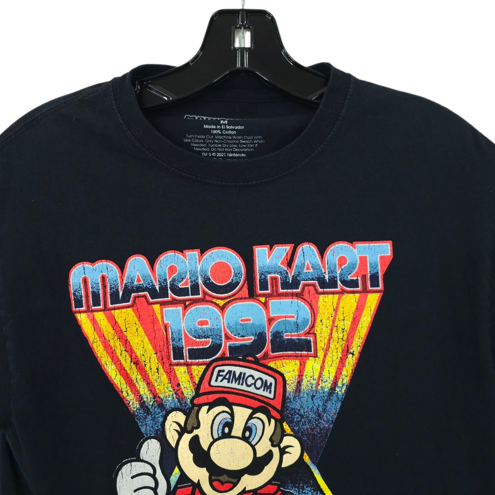 Nintendo Nintendo Mario Kart 1992 Famicon Graphic T Shirt M S/S Size US M / EU 48-50 / 2 - 8 Thumbnail