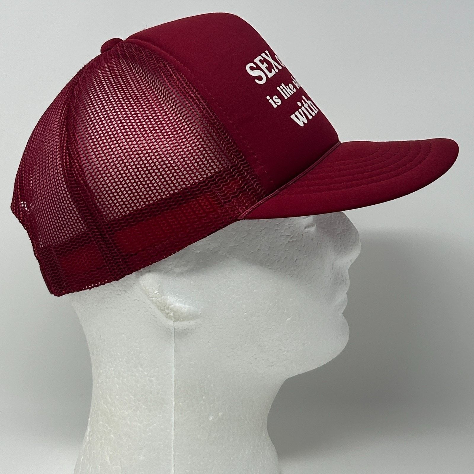 Vintage Vintage 80s Sex Over 60 Trucker Hat Baseball Cap 5 Panel Size ONE SIZE - 7 Thumbnail