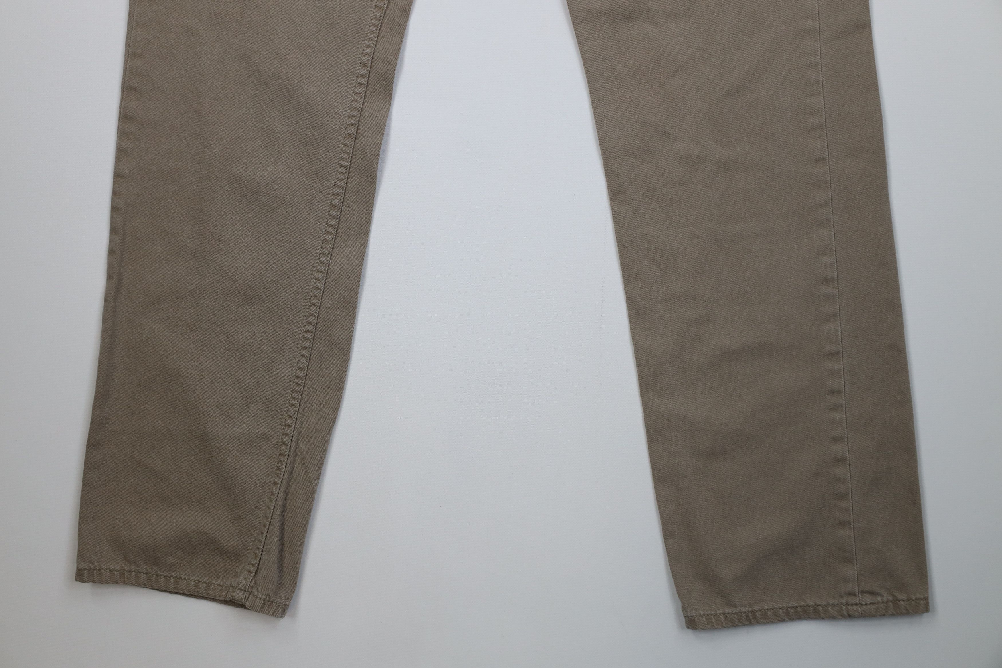 Levi's Vintage Y2K Levis 505 Regular Straight Leg Denim Jeans Beige Size US 36 / EU 52 - 4 Thumbnail
