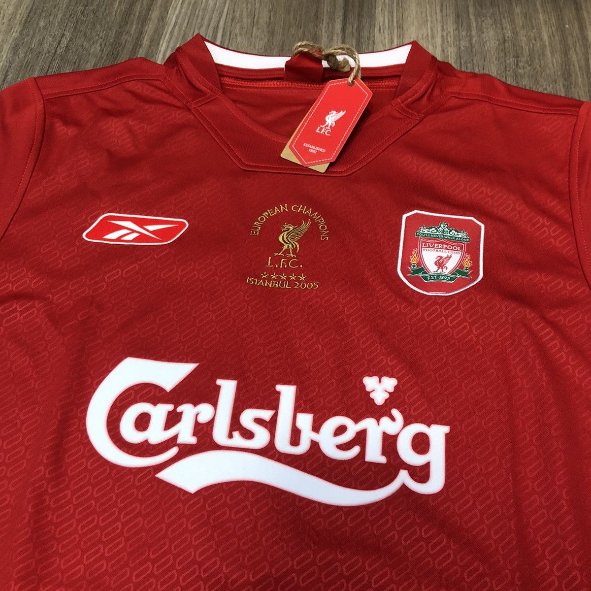 Other Liverpool 2005 champions league retro jersey #8 Gerrard Size US M / EU 48-50 / 2 - 3 Thumbnail