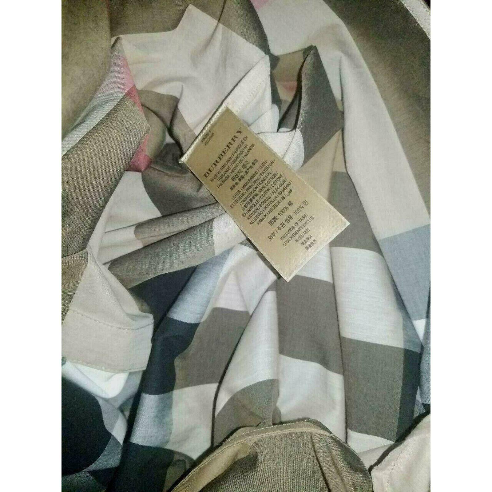 Burberry KELSY BROWN CHECK COTTON BELTED DRES S US 4 / UK 6 / EU 38 Size S / US 4 / IT 40 - 10 Thumbnail
