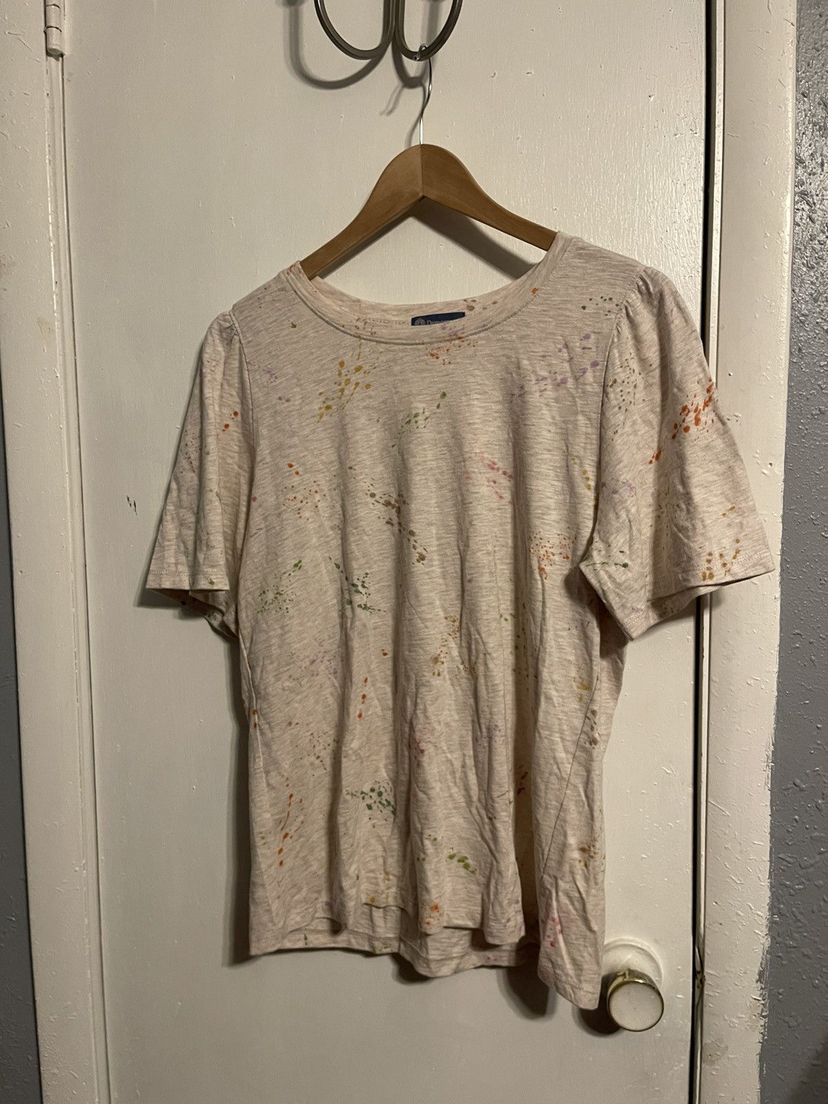 Vintage Democracy Splatter Tee Size M / US 6-8 / IT 42-44 - 1 Thumbnail