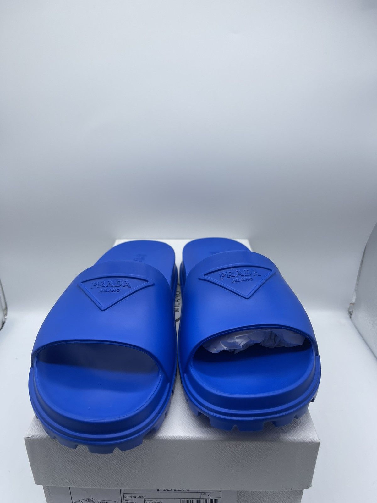 Prada Prada rubber sliders Size US 9 / EU 42 - 3 Thumbnail