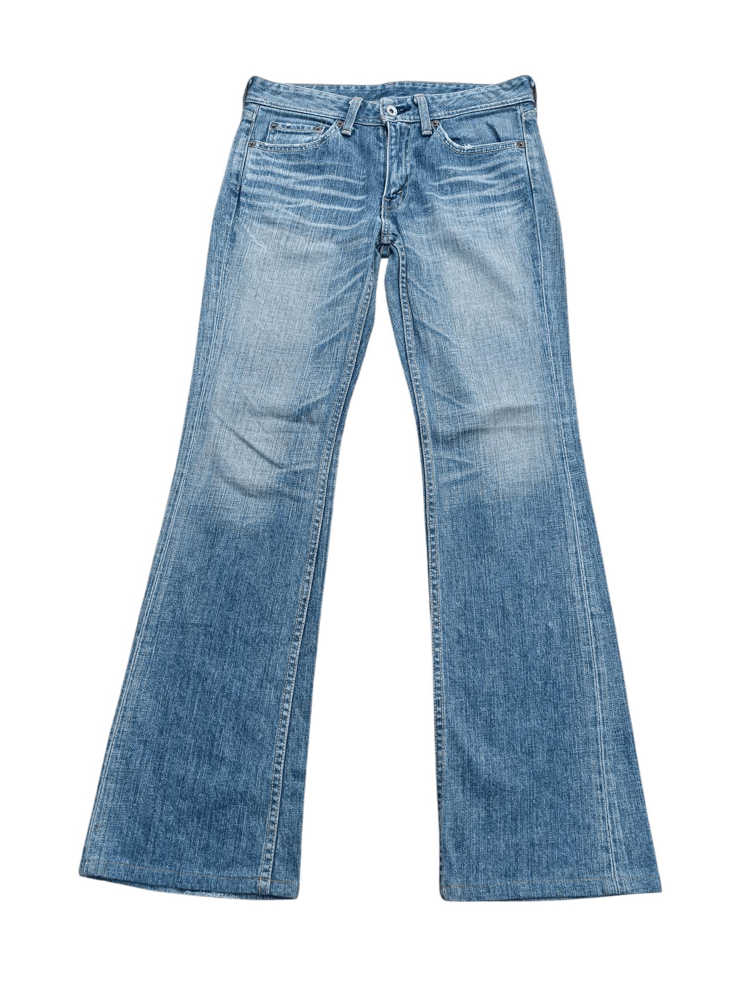 Levi's × Levi's Vintage Clothing VINTAGE 80s Levis Flare Jeans Boot Cut Faded Denim E215 Size US 30 / EU 46 - 6 Thumbnail