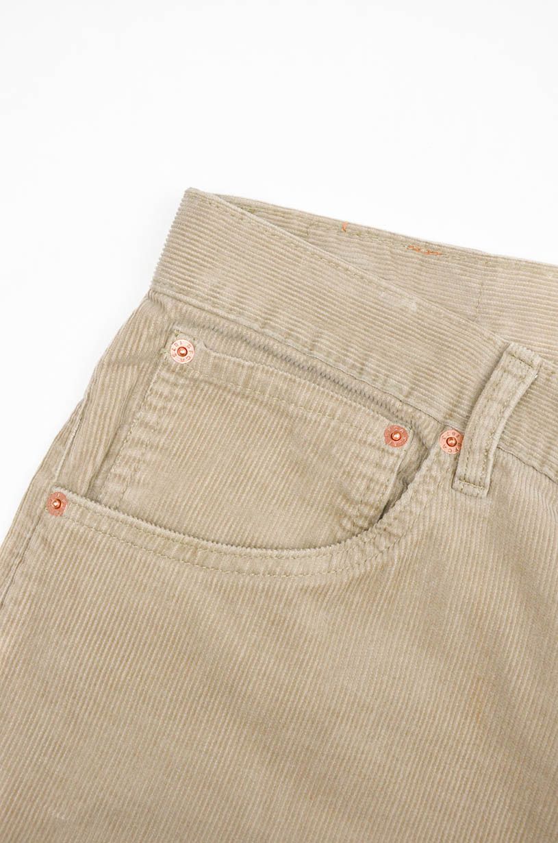 Levi's Levi’s Signature Beige Corduroy Pants – Straight Fit 33x34 Size US 33 - 4 Thumbnail