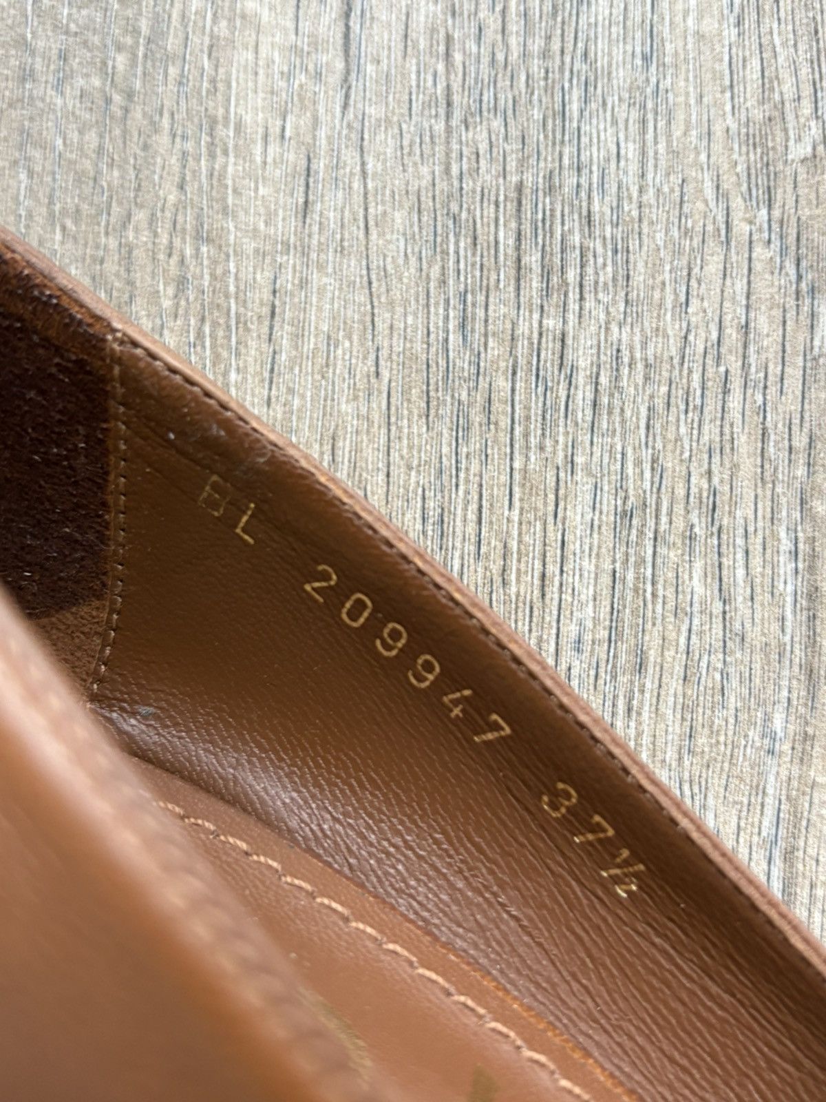 Yves Saint Laurent Yves Saint Laurent Leather Platform Pumps Brown Heels 37.5 Size US 7 / IT 37 - 11 Thumbnail