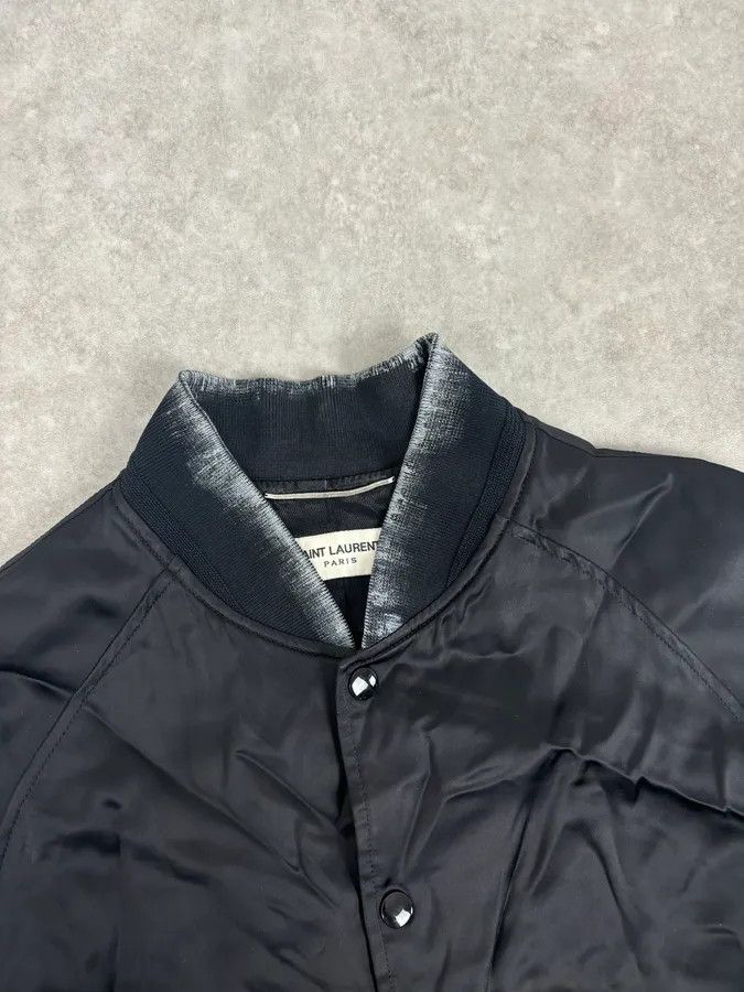 Saint Laurent Paris SS2017 Saint Laurent Moonrise Black Bomber Jacket Size US S / EU 44-46 / 1 - 5 Thumbnail