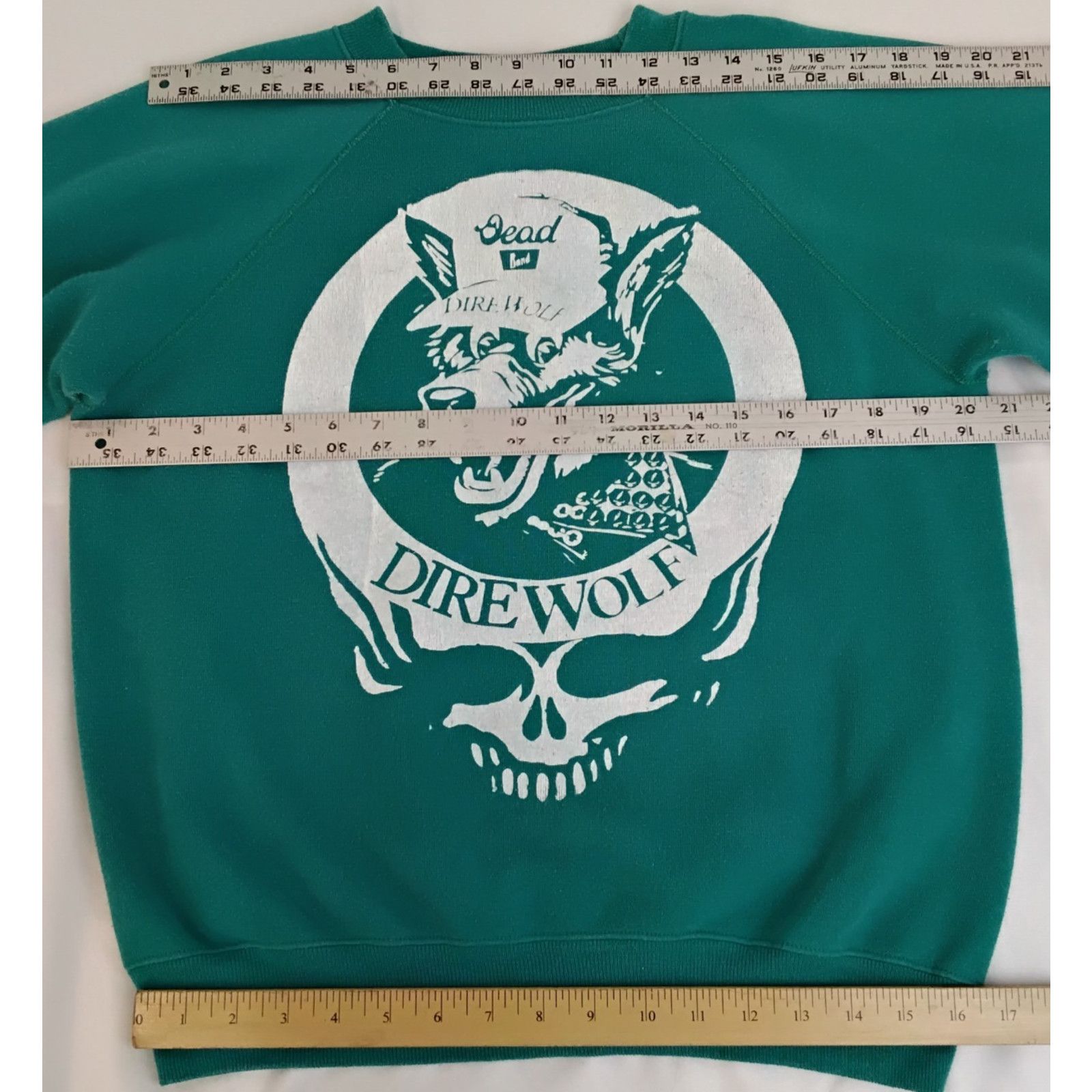 Hanes Grateful Dead Sweatshirt Men's L Green 90s USA Reverse Weave Size US L / EU 52-54 / 3 - 10 Thumbnail