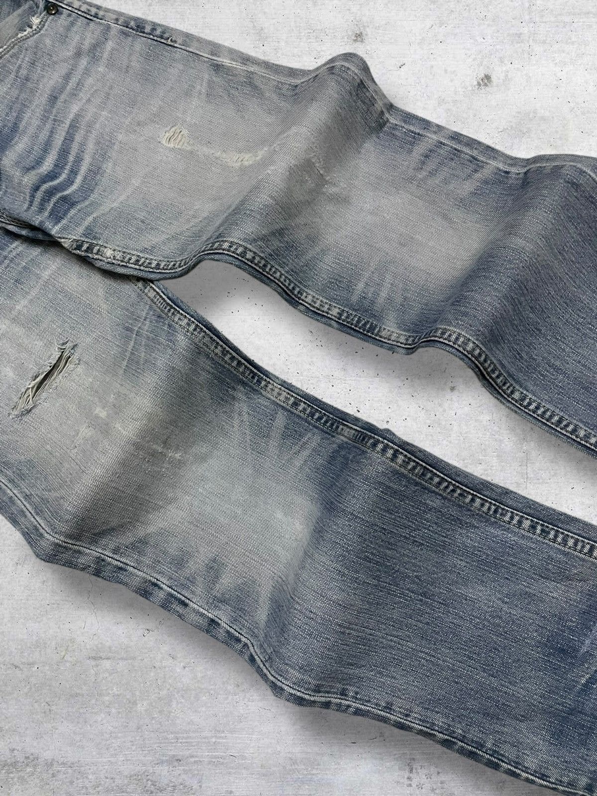 Levi's Vintage Clothing VINTAGE 504 LEVIS USA DESIGNER 90S RIPPED OG STYLE DENIM Size US 30 / EU 46 - 6 Thumbnail