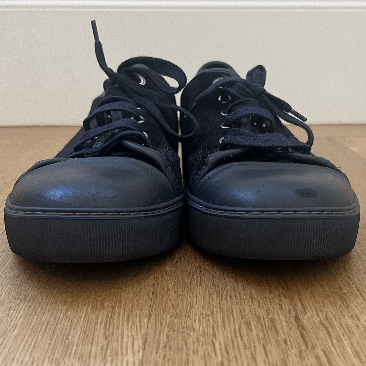 Lanvin Lanvin DBB1 Black Suede Sneakers Men’s Size 7 (US 8/EU 41) Size US 7 / EU 40 - 3 Thumbnail
