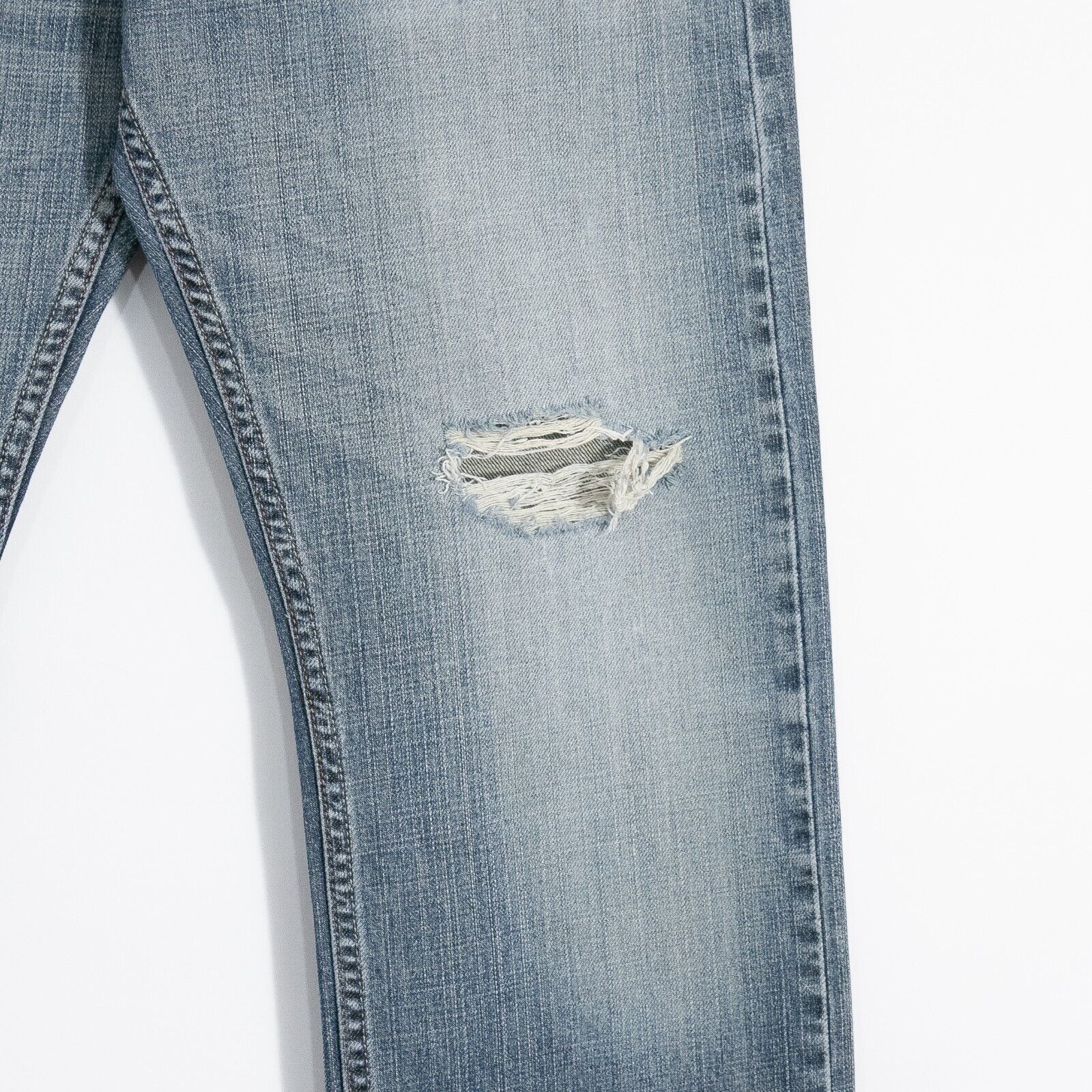 Levi's × Vintage Vintage Levis 514 Jeans 32x30 Faded Distressed Slim Straight Size US 32 / EU 48 - 4 Thumbnail