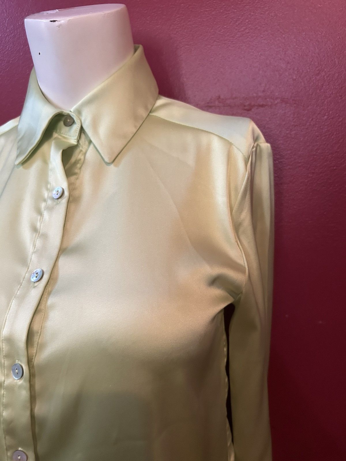 Rachel Zoe Rachel Zoe Light Lime Green Blouse XSmall Size XS / US 0-2 / IT 36-38 - 2 Thumbnail
