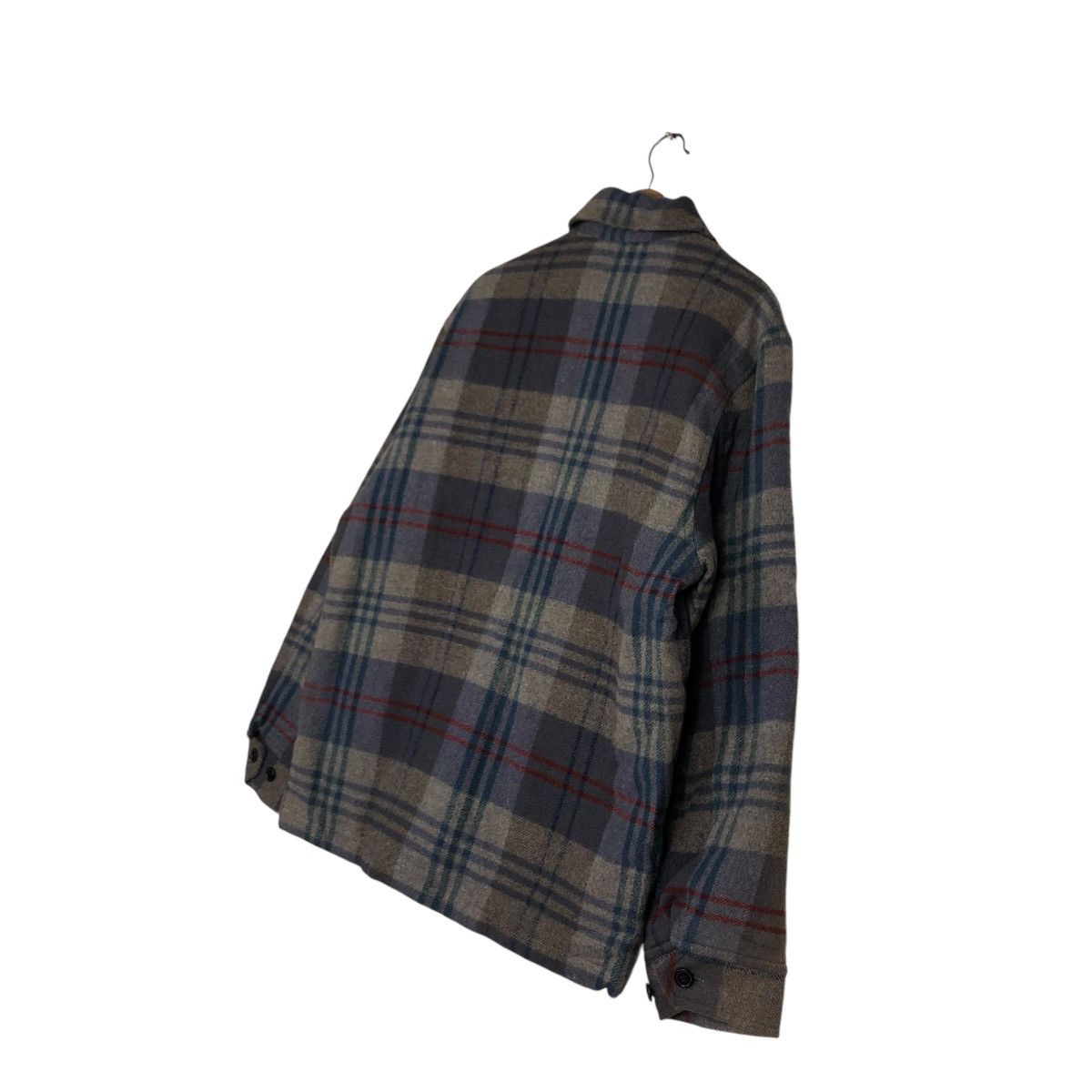 Japanese Brand 🔥VINTAGE FLANNEL WOOL JACKET ZIPPER PARALYSER ISSEY MIYAKE Size US M / EU 48-50 / 2 - 12 Thumbnail