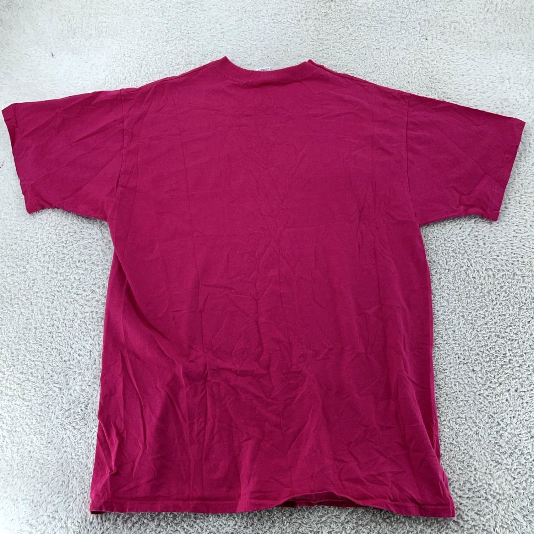 Russell Athletic VINTAGE Russell Athletic T-Shirt Mens Large Pink Cotton 90s Tee Crew Neck Short Sleeve Shirts Mens Size US L / EU 52-54 / 3 - 3 Thumbnail