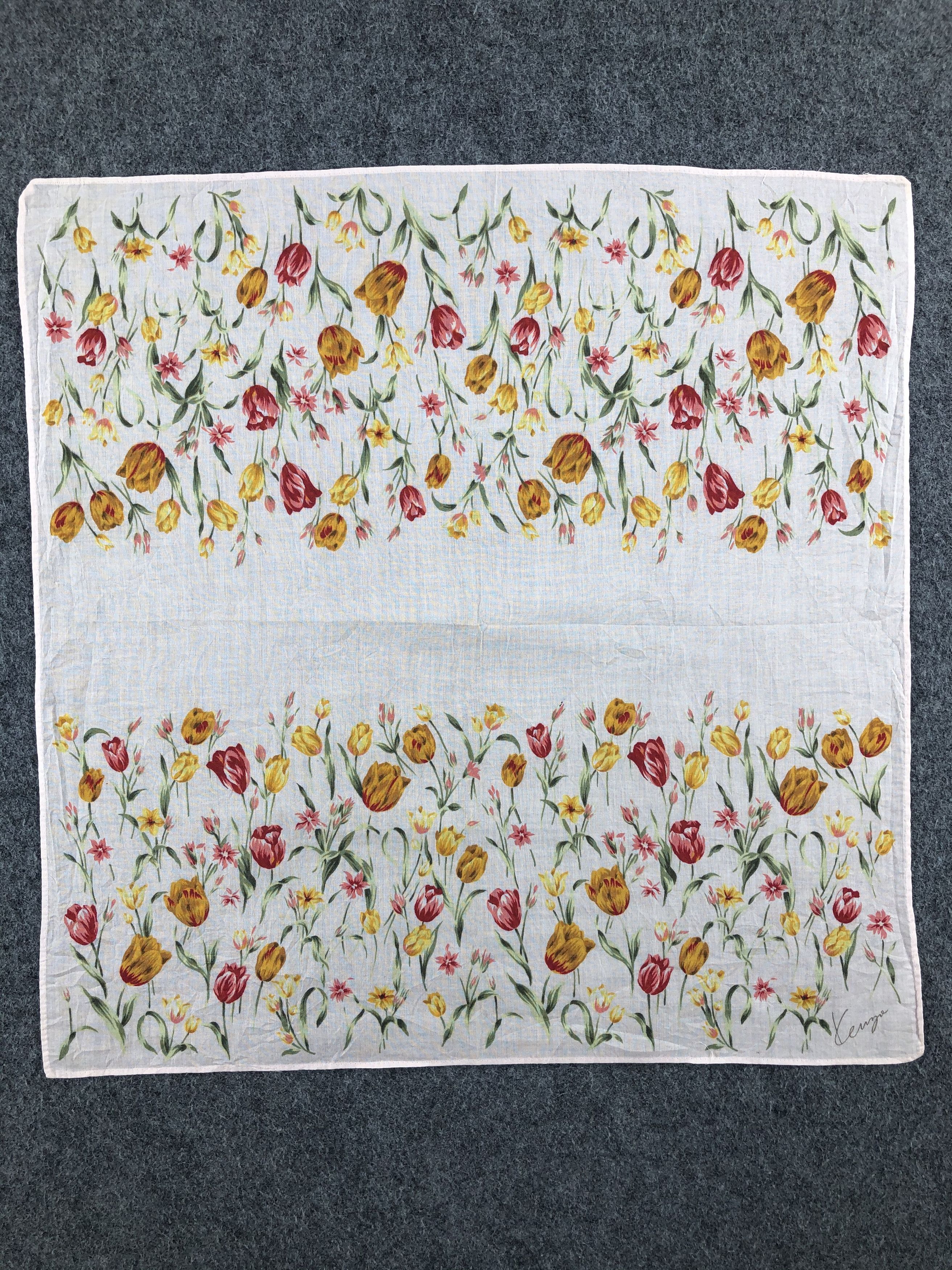 Kenzo × Vintage Kenzo Handkerchief / Bandana / Neckerchief Size ONE SIZE - 3 Thumbnail