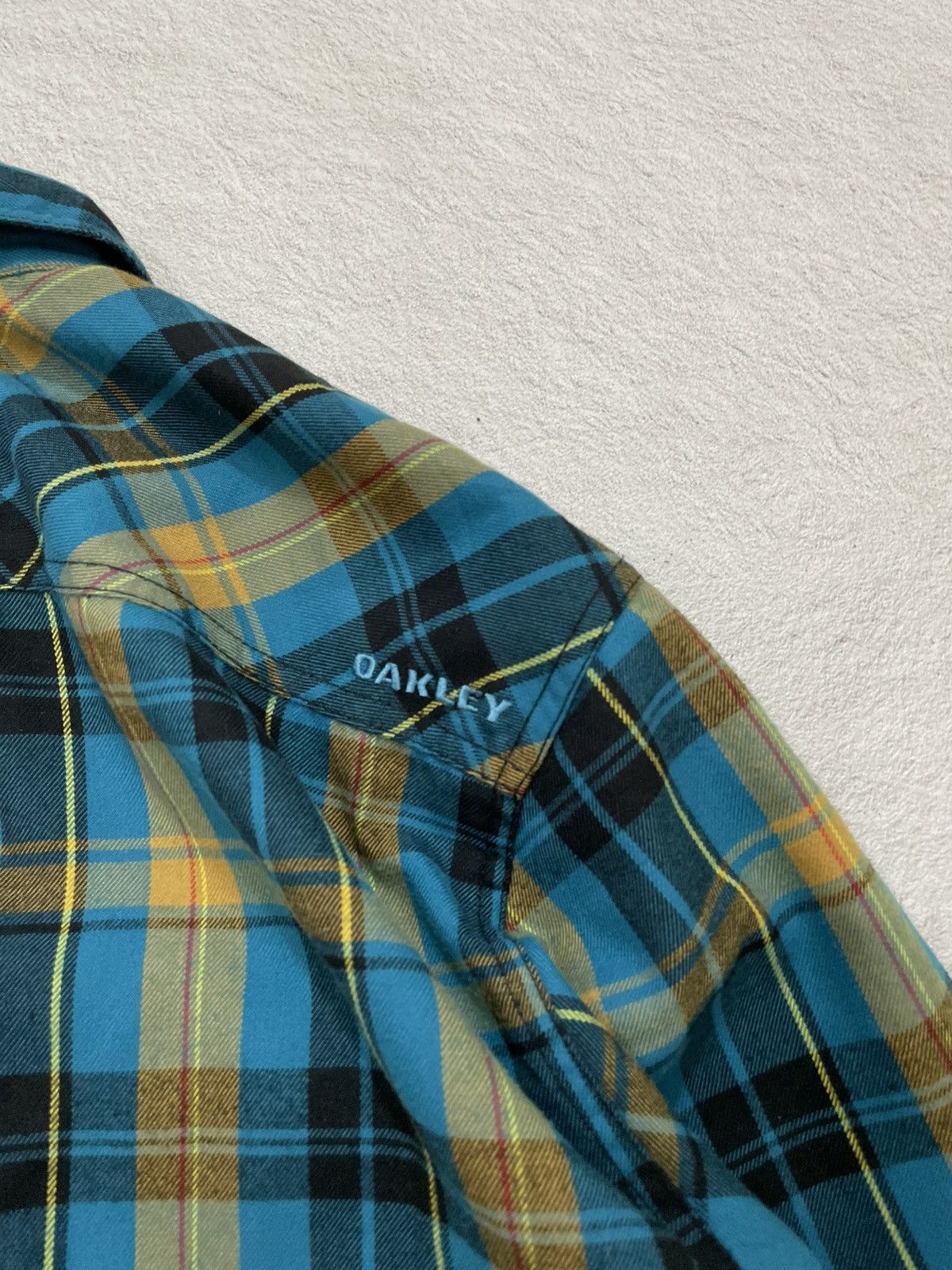 Oakley 2000s Oakley Archive Plaid Flannel Y2K Ifsix LGB Japan y’s Size US XXL / EU 58 / 5 - 9 Thumbnail