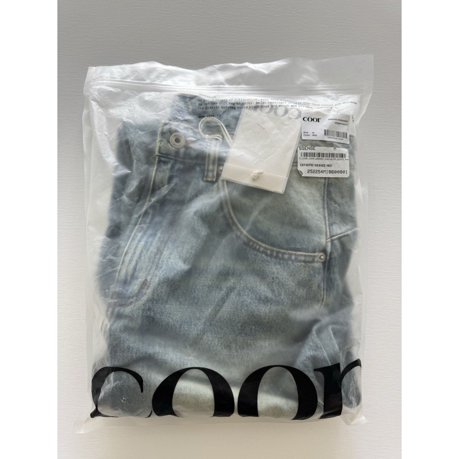 Other COOR Washed Engineer Denim Pants | Korean Streetwear | Men’s Size US 33 - 9 Thumbnail