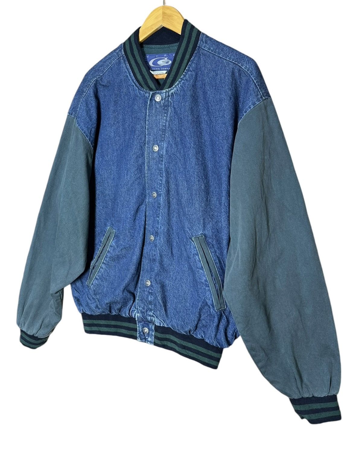Vintage Vintage 90’s Cyrk Clothing Letterman Jacket Size US L / EU 52-54 / 3 - 3 Thumbnail